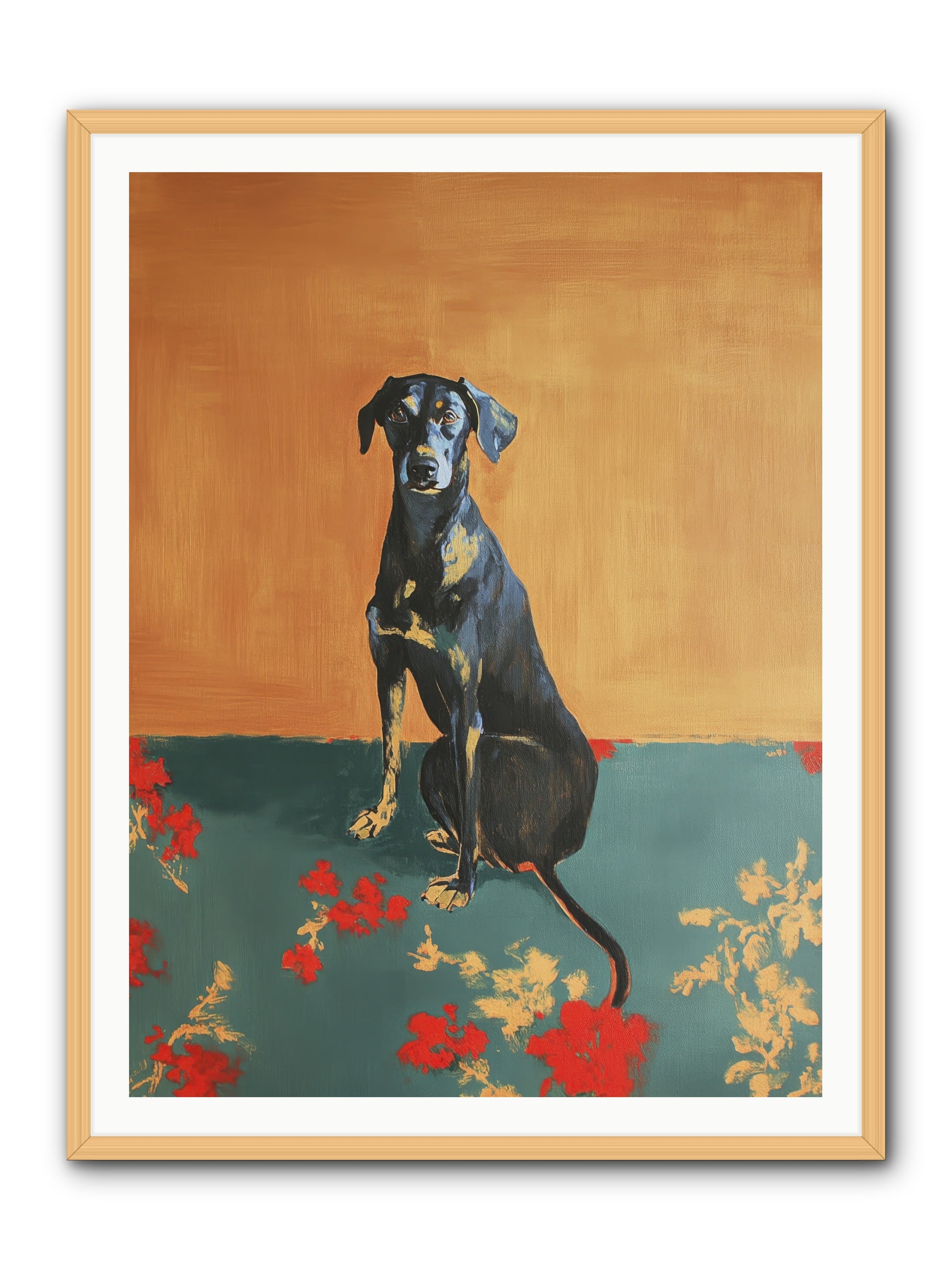 Wilde -- Framed Print - Natural 36x48