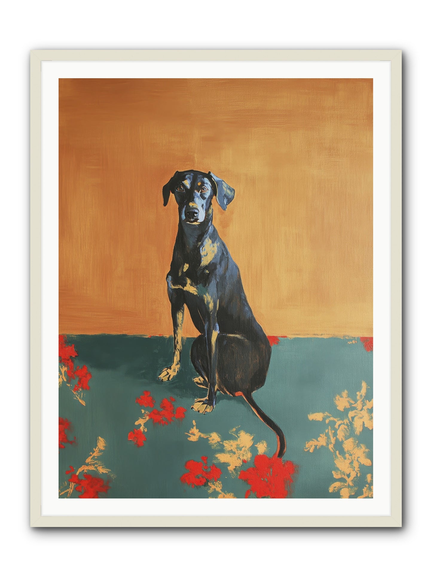 Wilde -- Framed Print - White 36x48