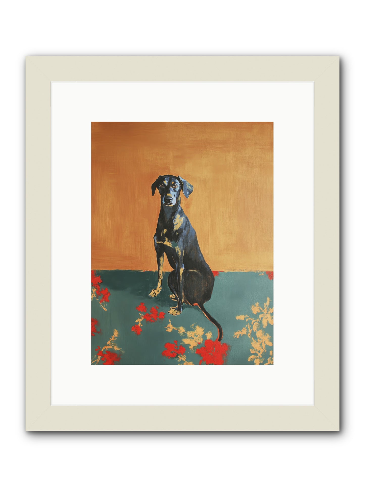 Wilde -- Framed Print - White 9x12