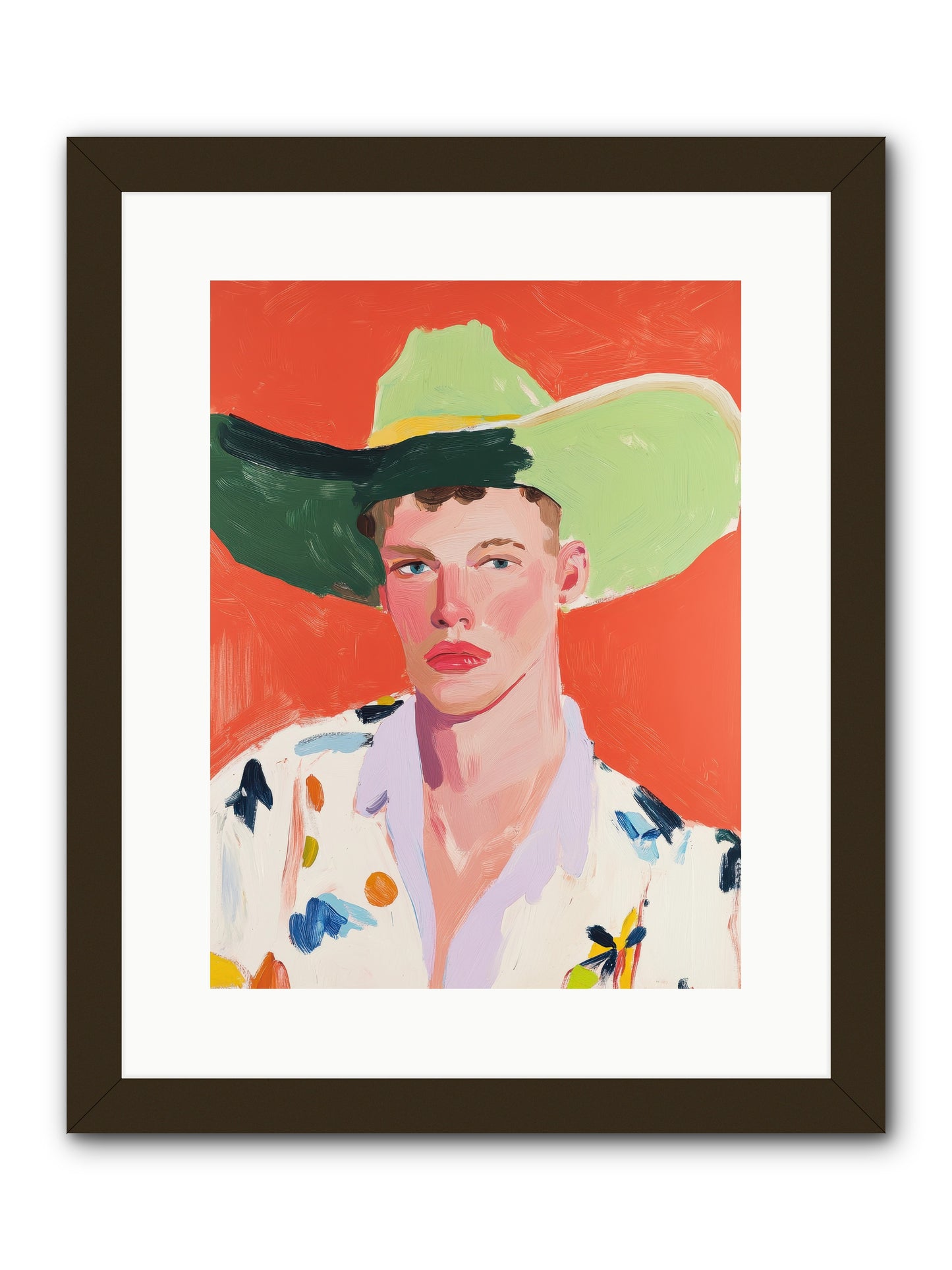 Wildfire Rodeo -- Framed Print - Black 12x16