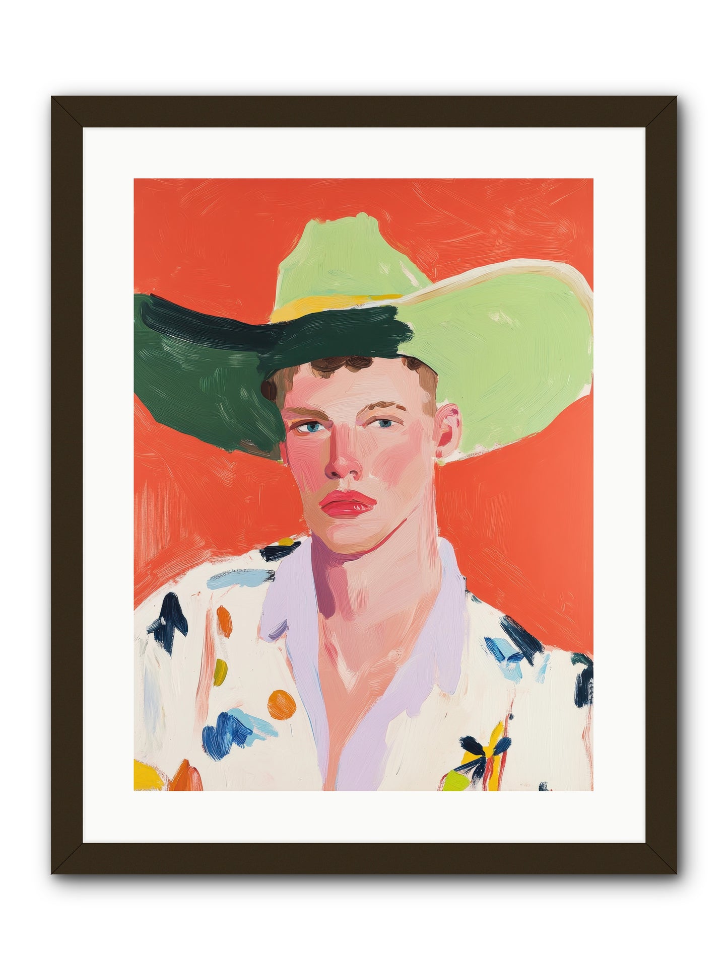 Wildfire Rodeo -- Framed Print - Black 18x24