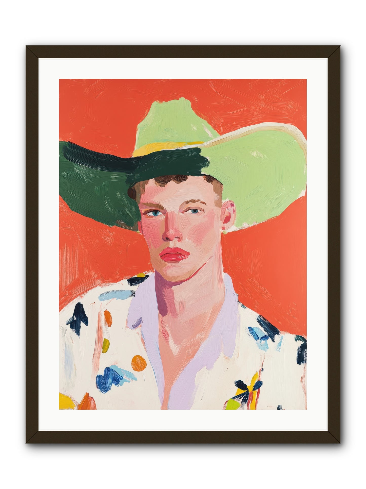 Wildfire Rodeo -- Framed Print - Black 24x32