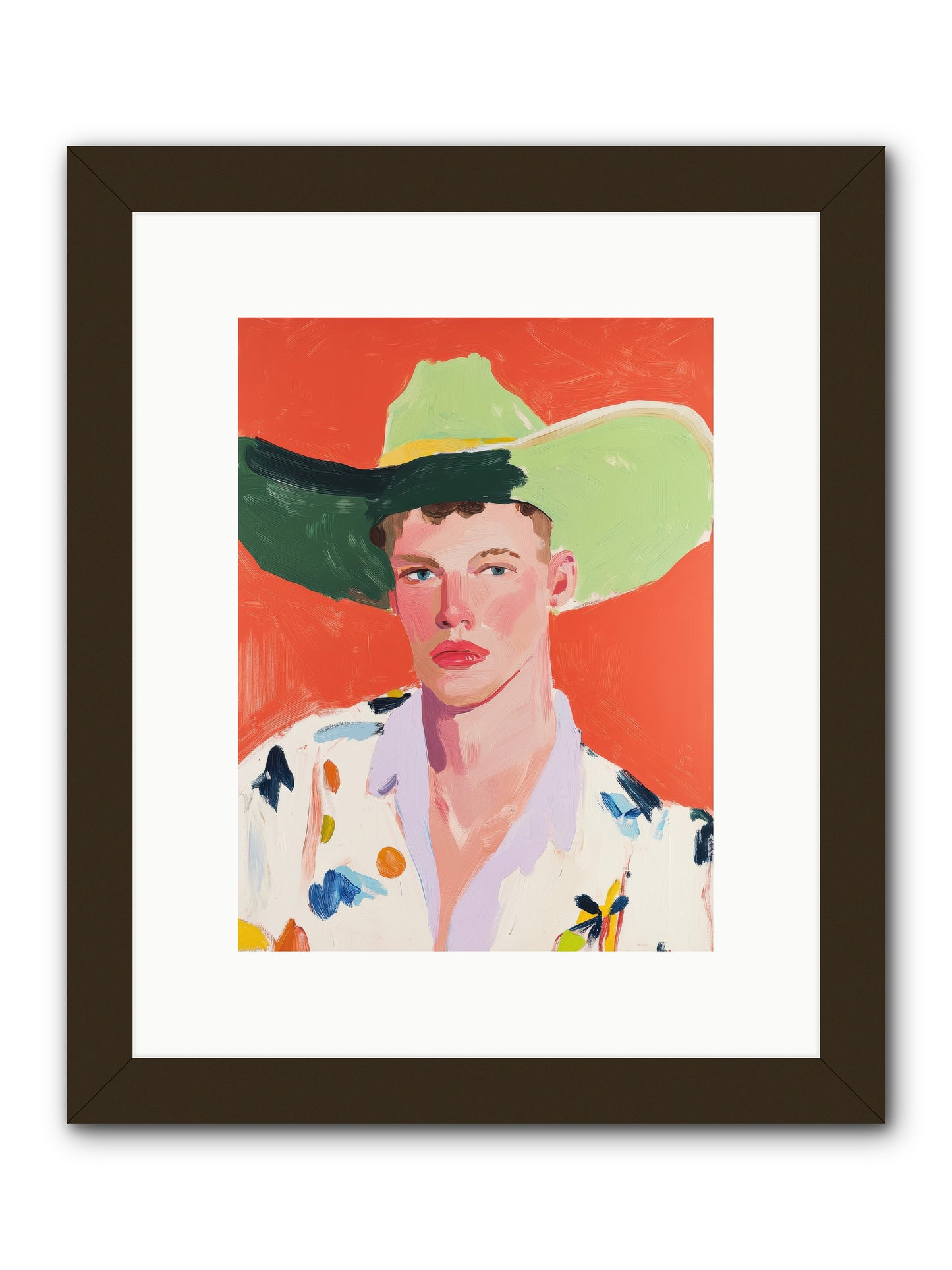 Wildfire Rodeo -- Framed Print - Black 9x12