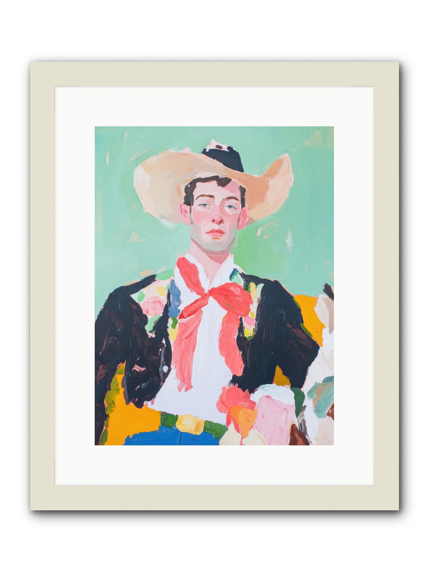 Wildfire Williams -- Framed Print - White 12x16