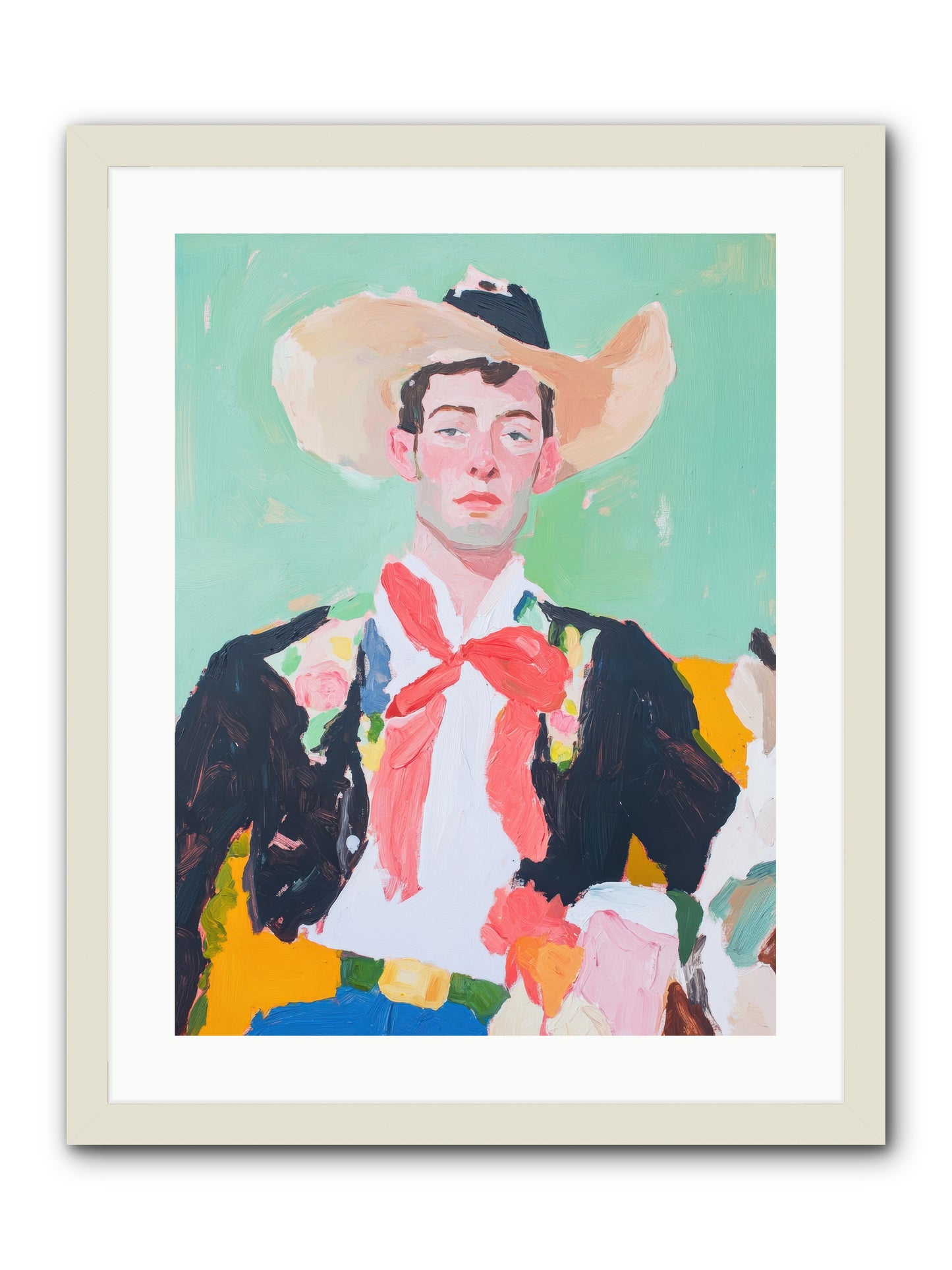 Wildfire Williams -- Framed Print - White 18x24
