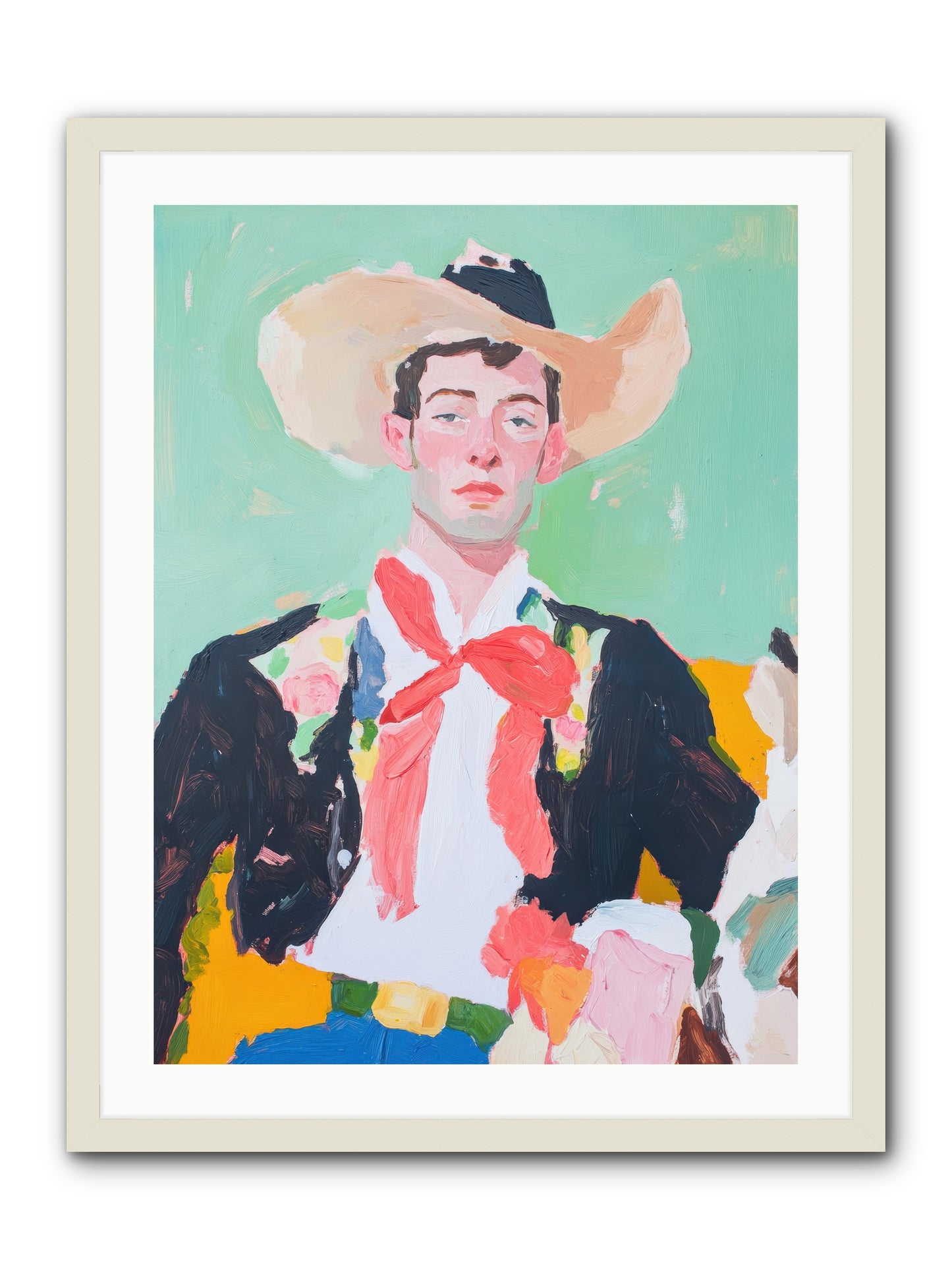 Wildfire Williams -- Framed Print - White 24x32