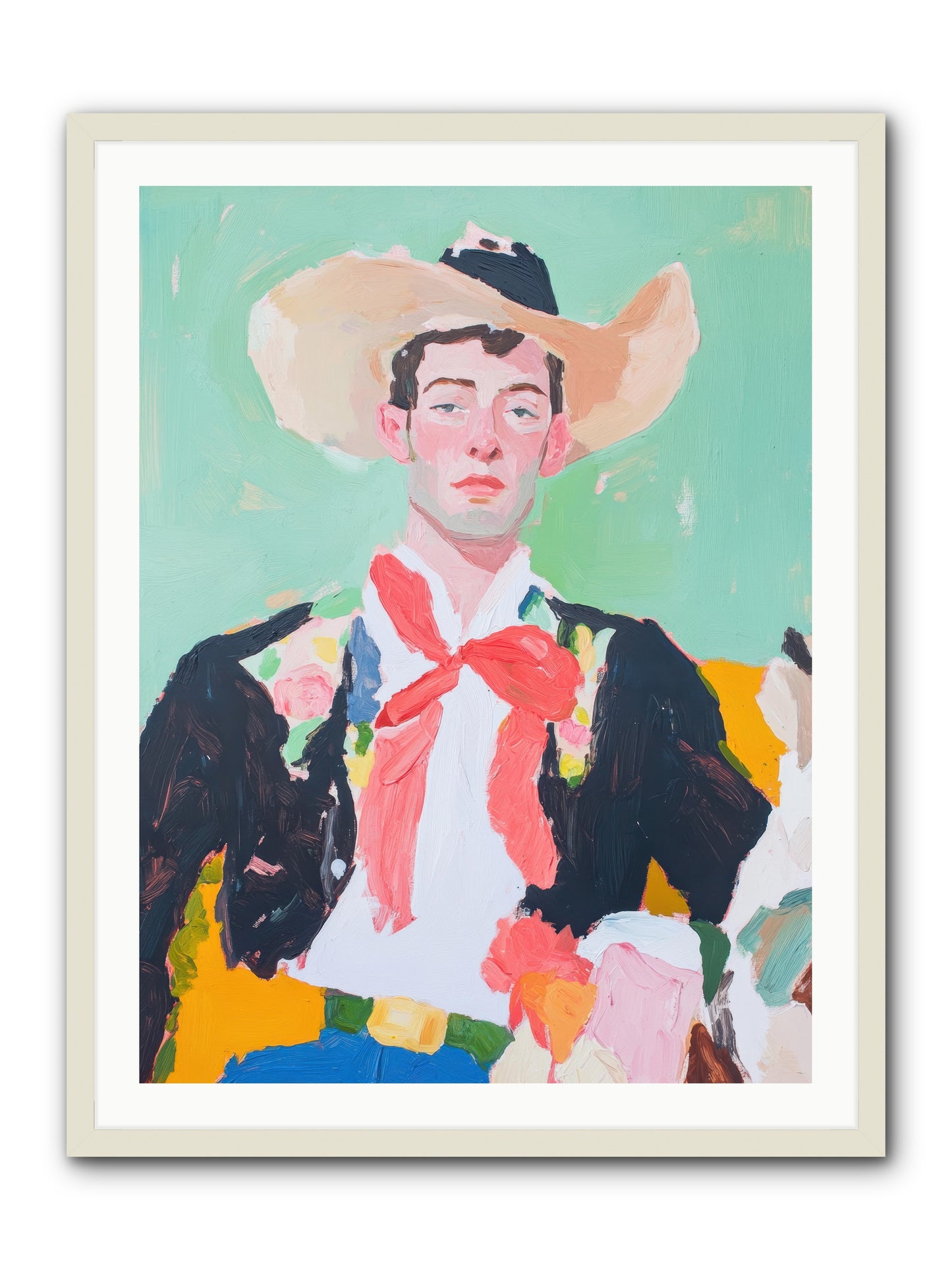 Wildfire Williams -- Framed Print - White 30x40