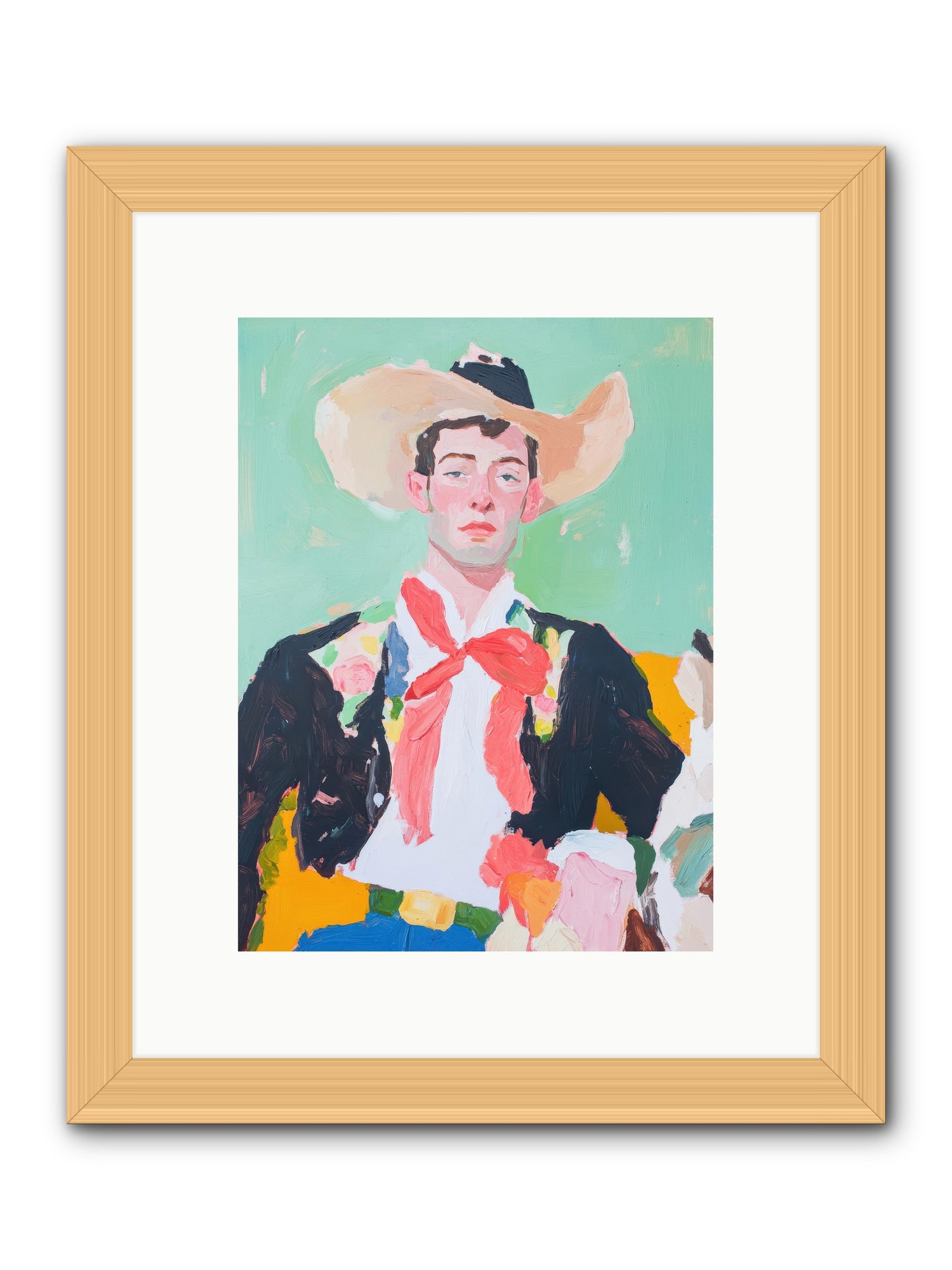 Wildfire Williams -- Framed Print - Natural 9x12