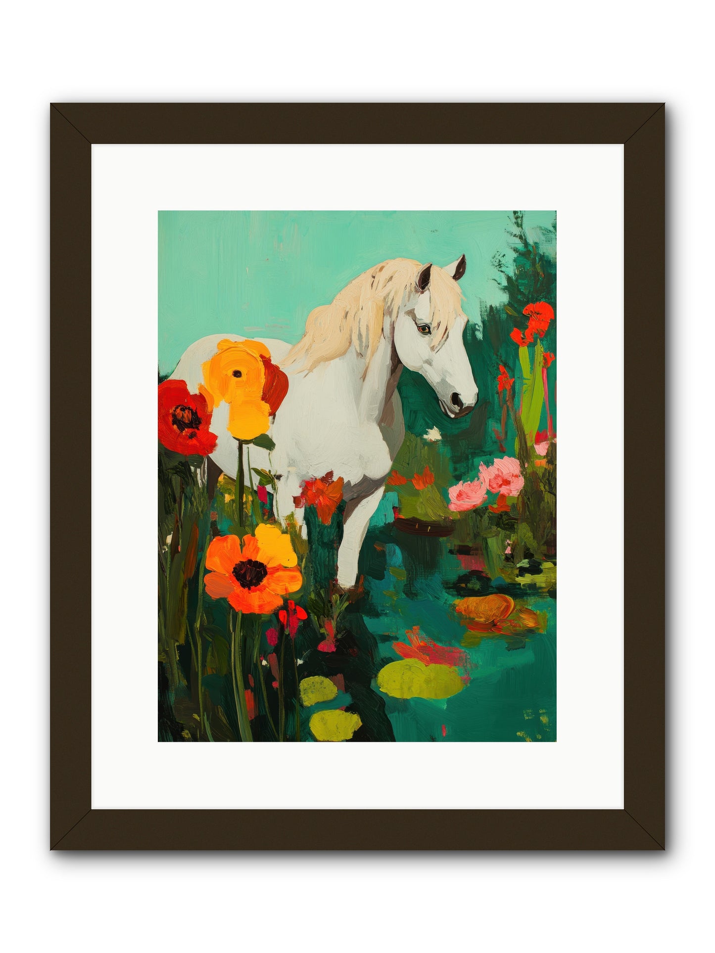 Wildflower -- Framed Print - Black 12x16