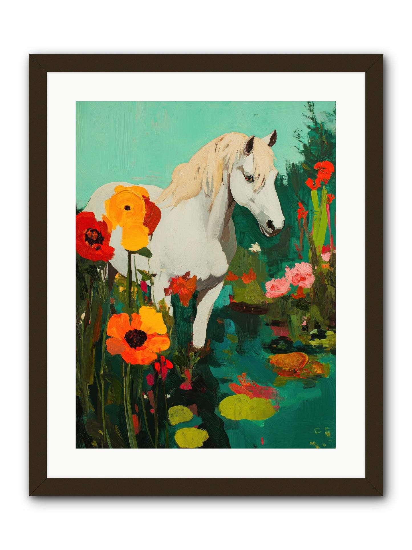 Wildflower -- Framed Print - Black 18x24