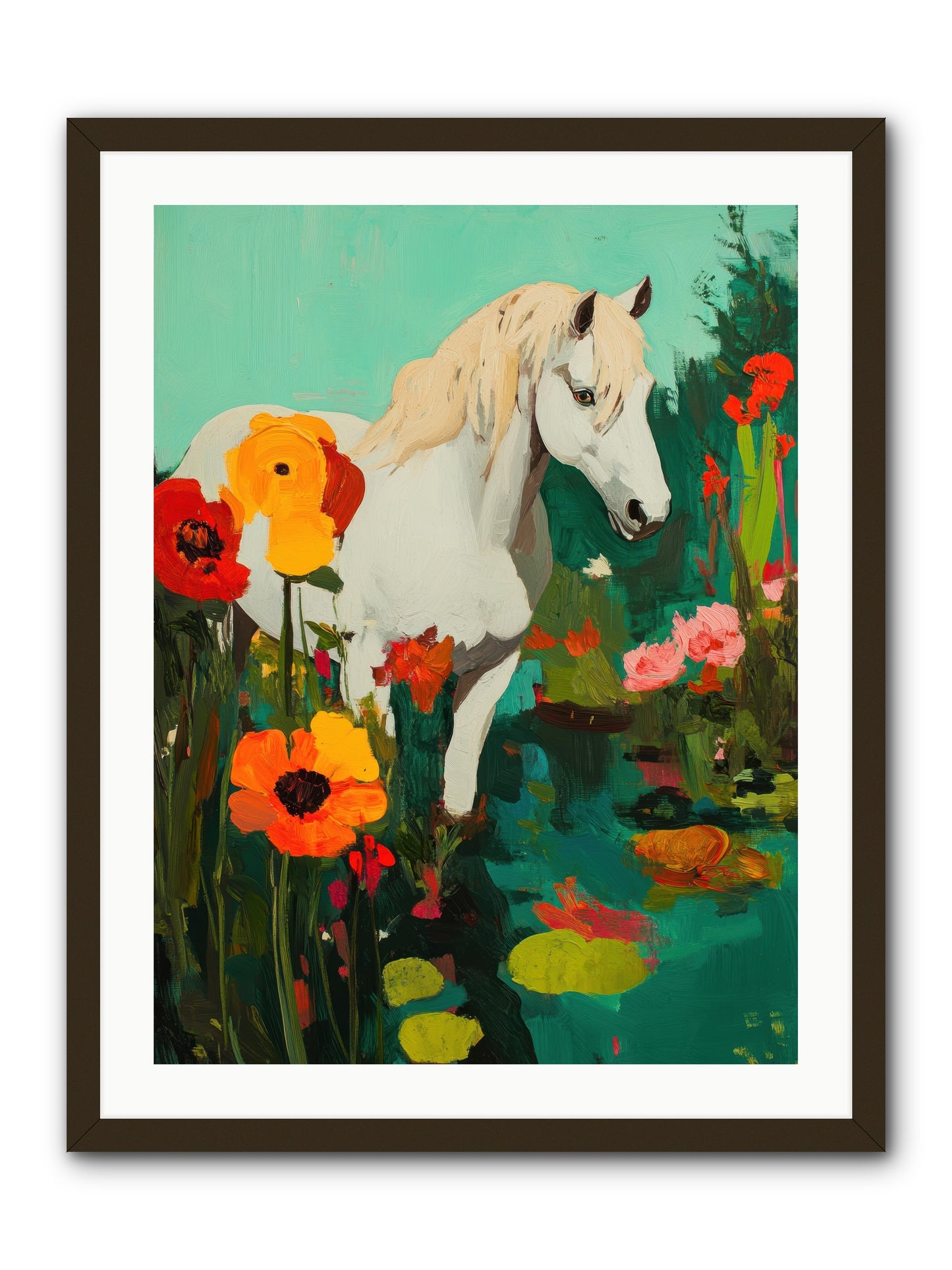 Wildflower -- Framed Print - Black 24x32