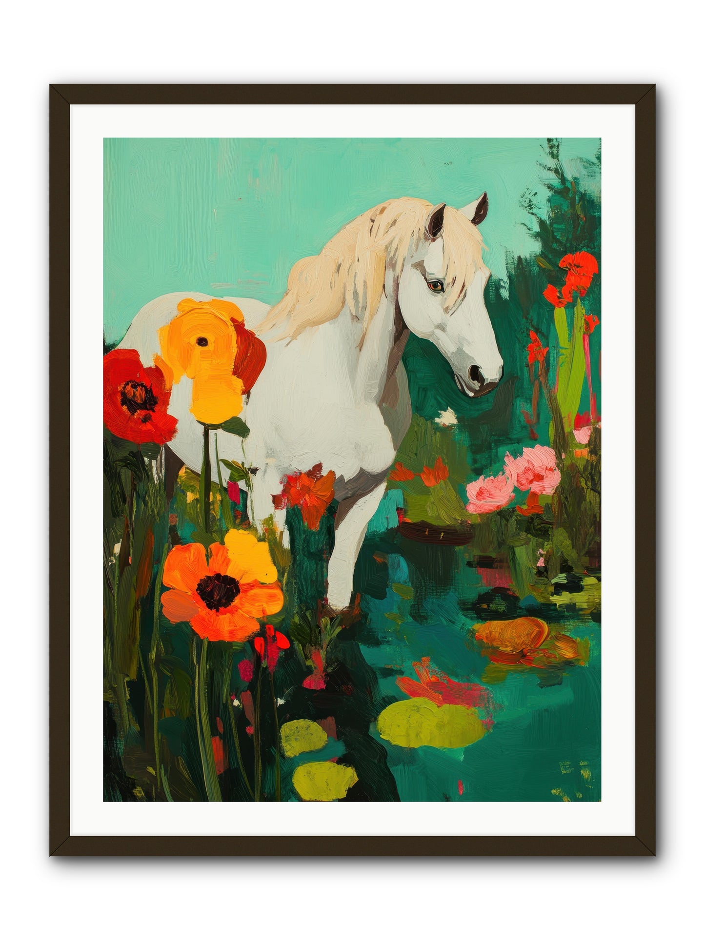 Wildflower -- Framed Print - Black 30x40
