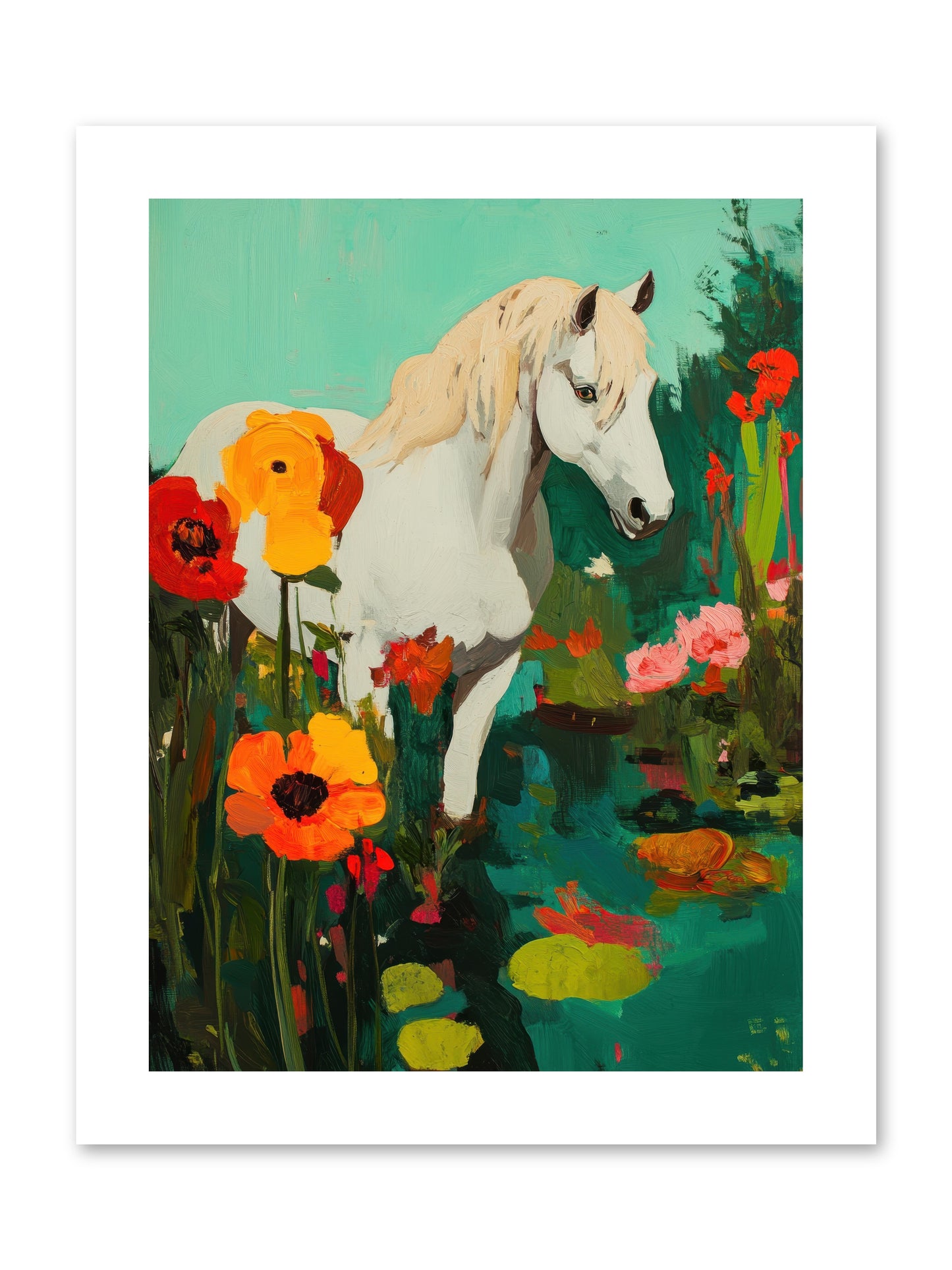 Wildflower -- Loose Canvas Print 9x12