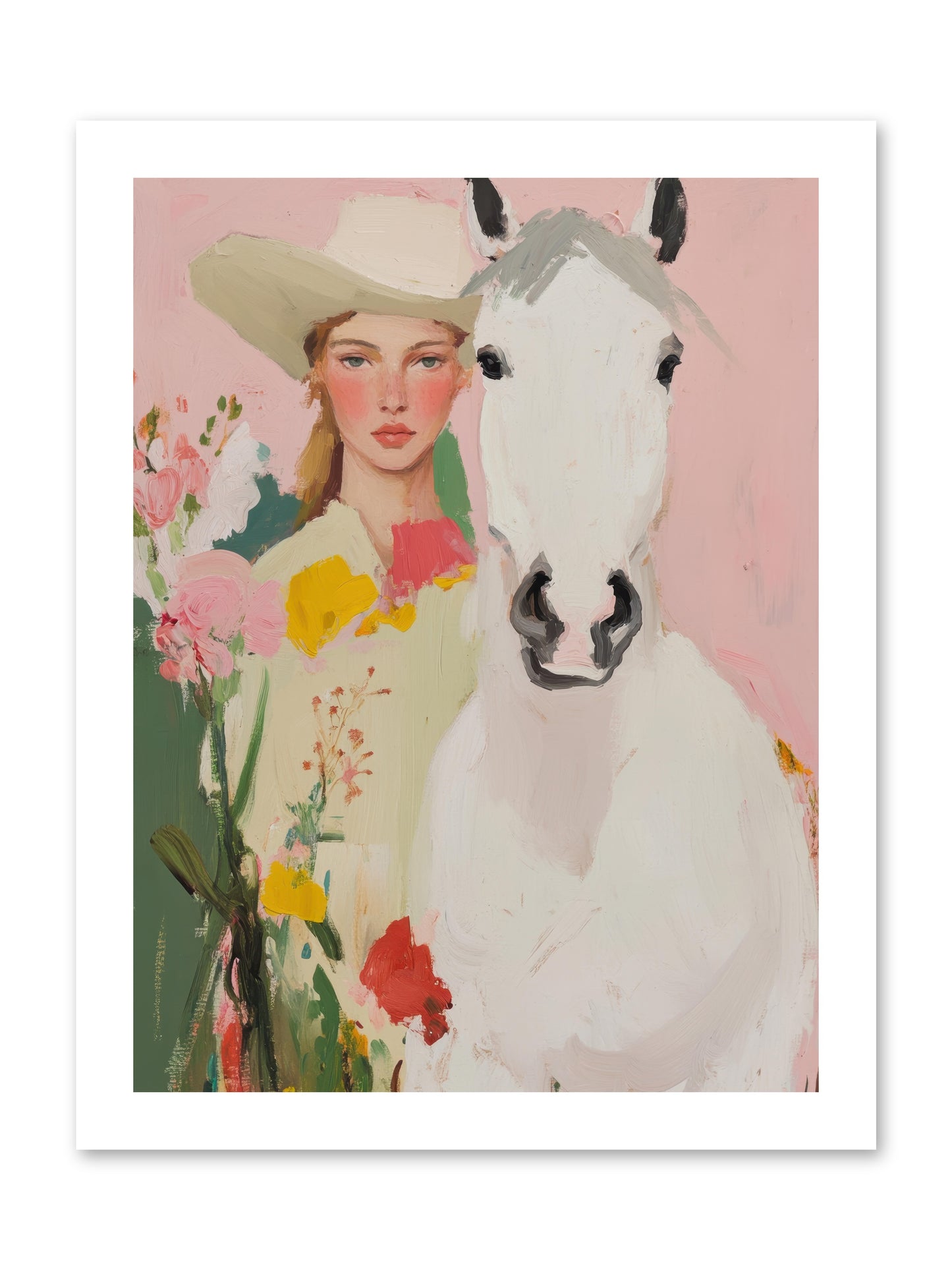 Wildflower Keeper -- Paper Print 12x16