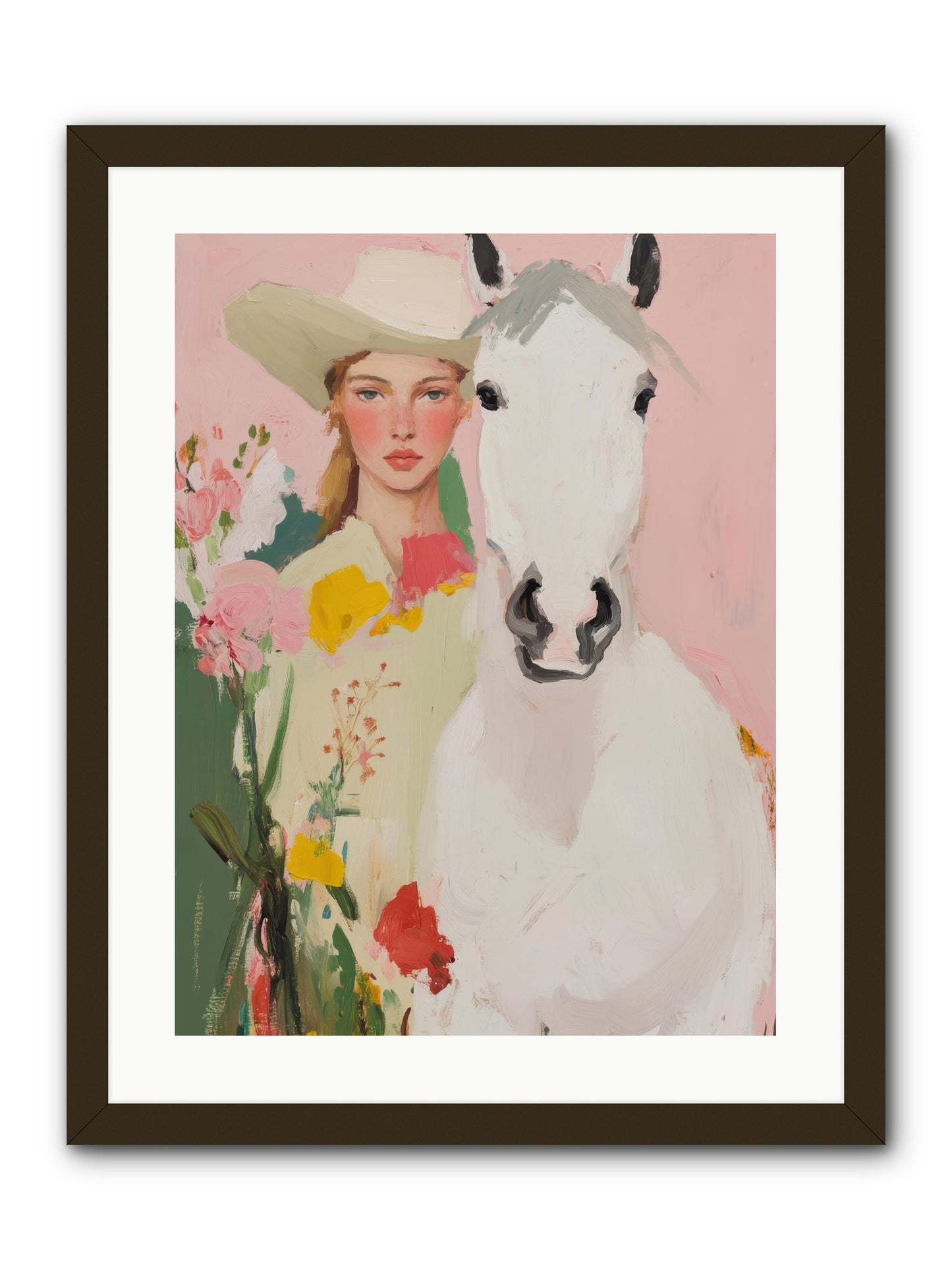 Wildflower Keeper -- Framed Print - Black 18x24