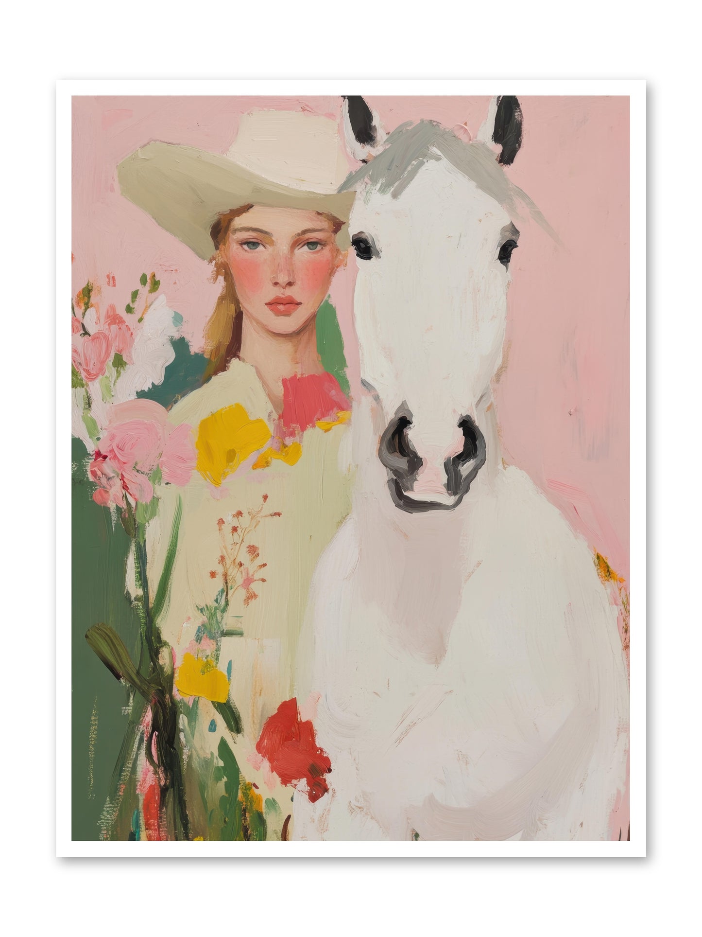 Wildflower Keeper -- Loose Canvas Print 36x48