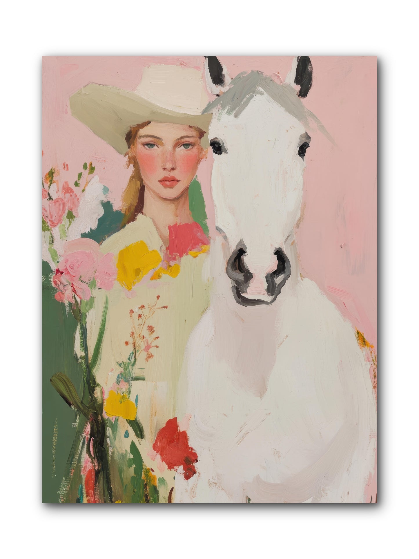 Wildflower Keeper -- Wrapped Canvas 9x12