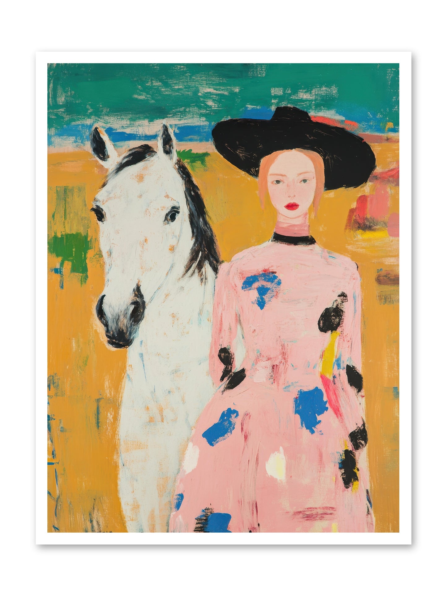 Wildflower Trail Memoirs -- Loose Canvas Print 30x40
