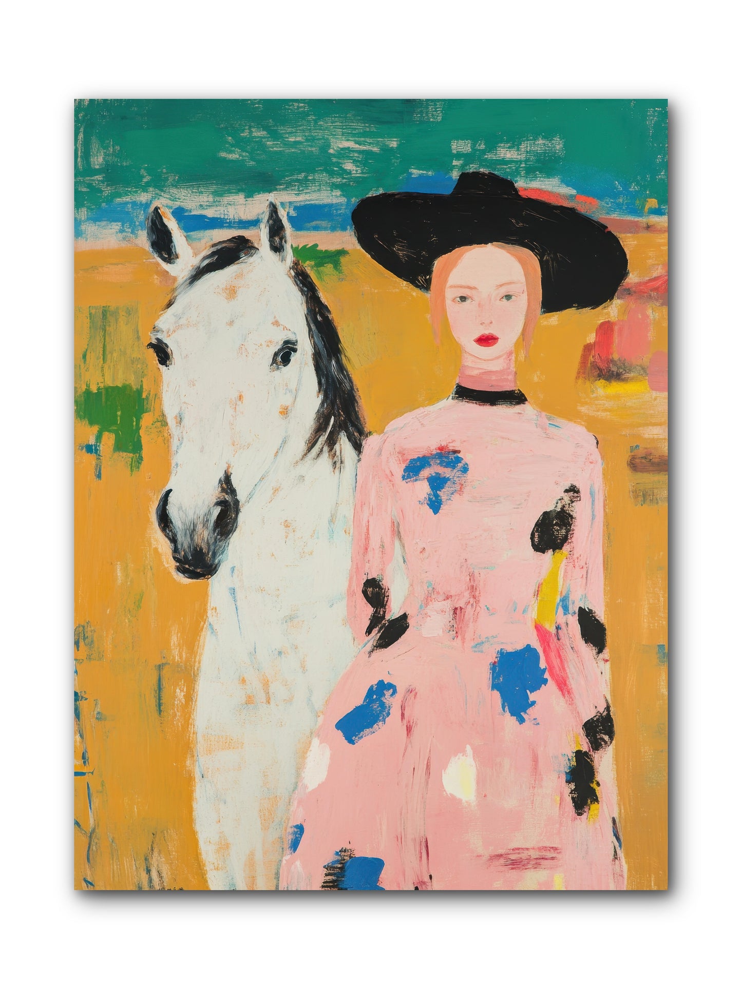 Wildflower Trail Memoirs -- Wrapped Canvas 9x12
