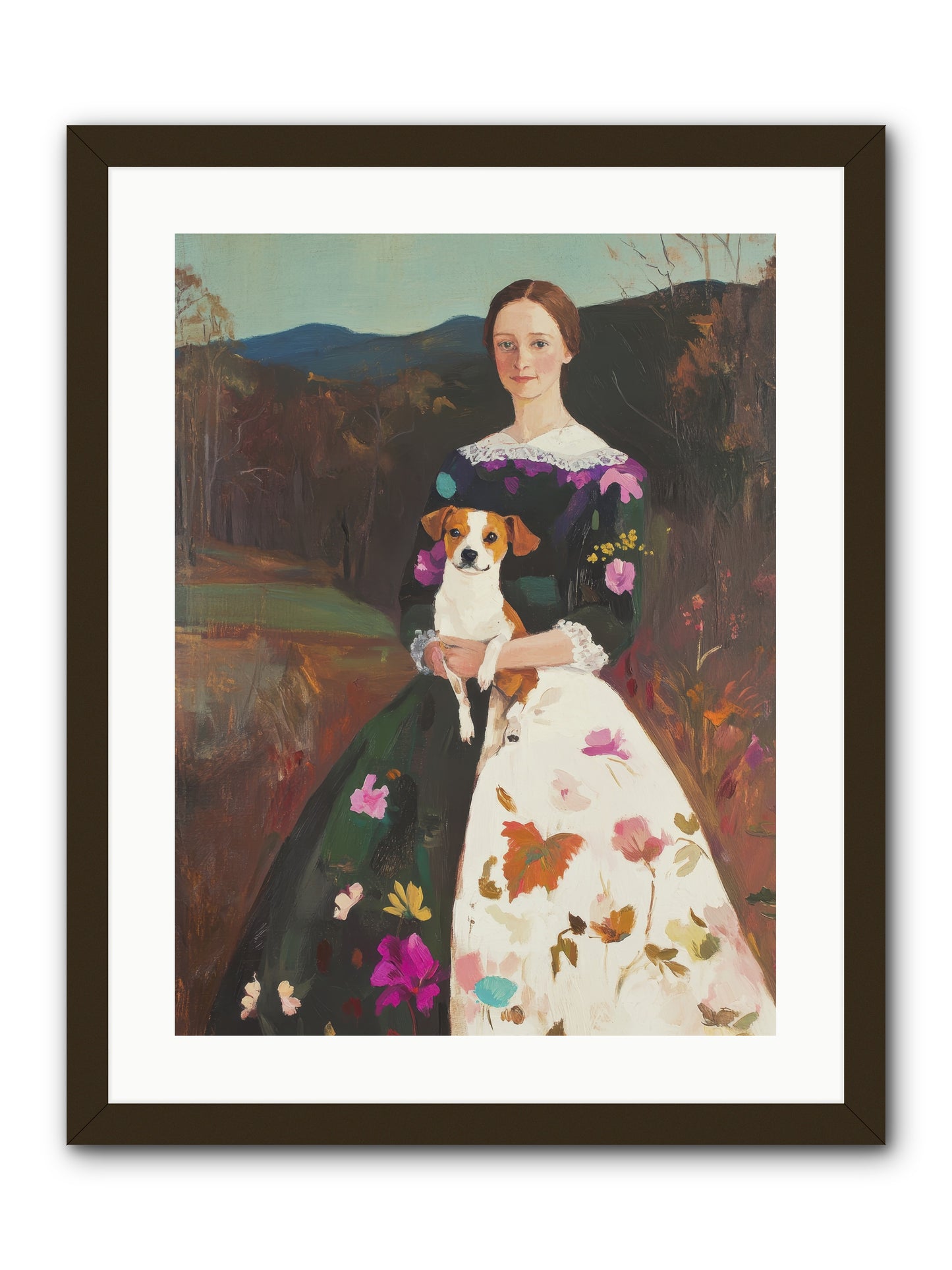 Wildflower Whispers -- Framed Print - Black 18x24
