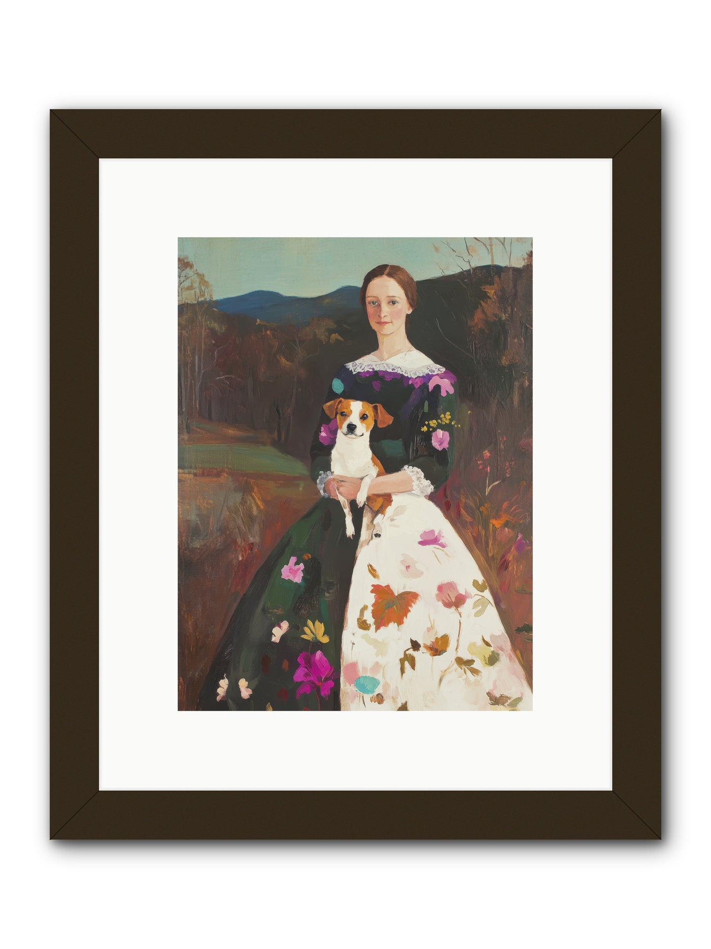 Wildflower Whispers -- Framed Print - Black 9x12