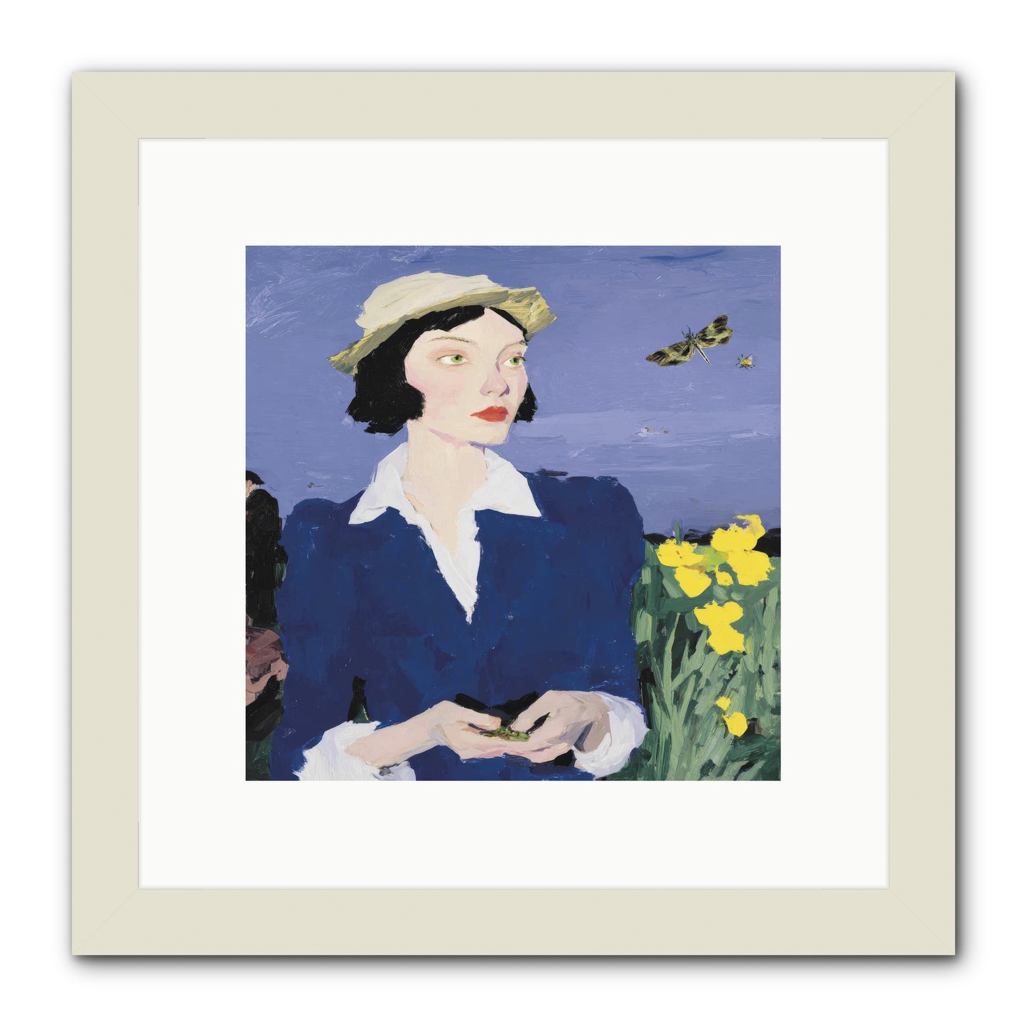 Wildness Joined for Tea -- Framed Print - White 10x10