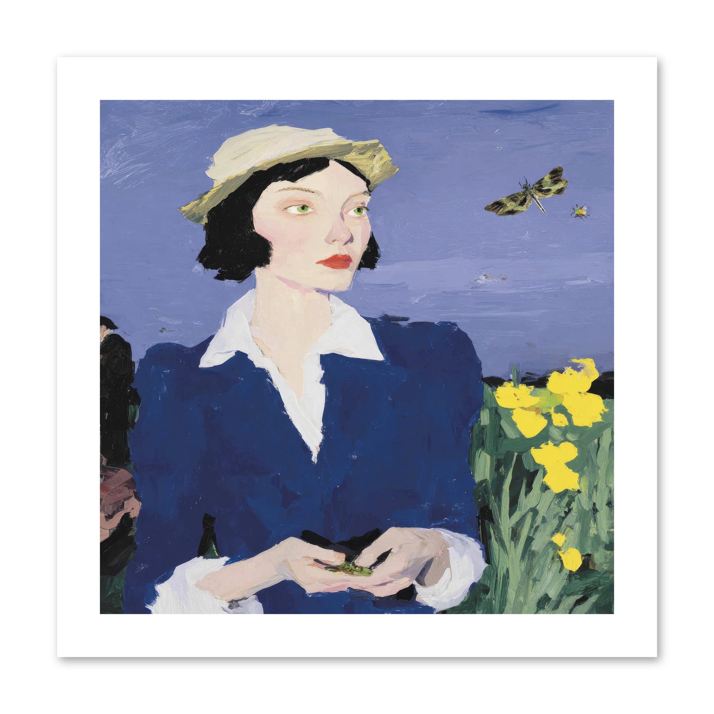 Wildness Joined for Tea -- Loose Canvas Print 12x12