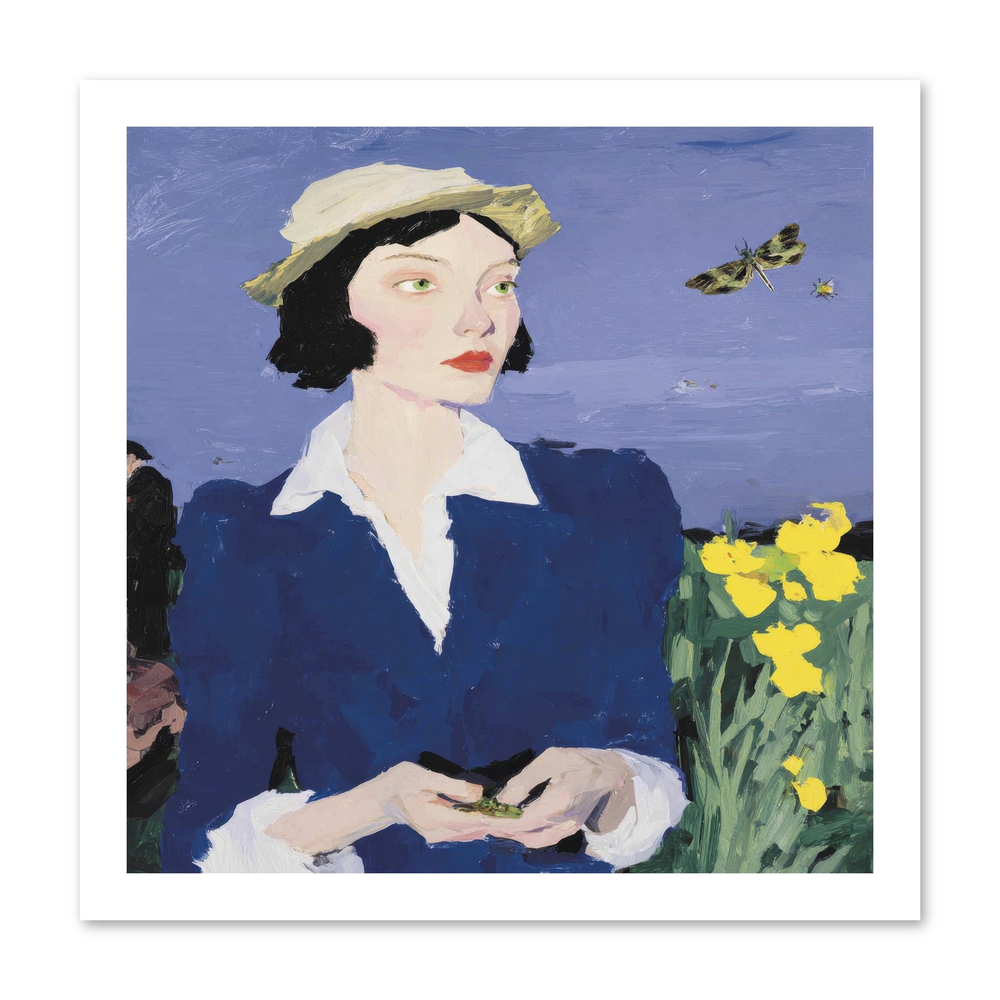 Wildness Joined for Tea -- Loose Canvas Print 16x16