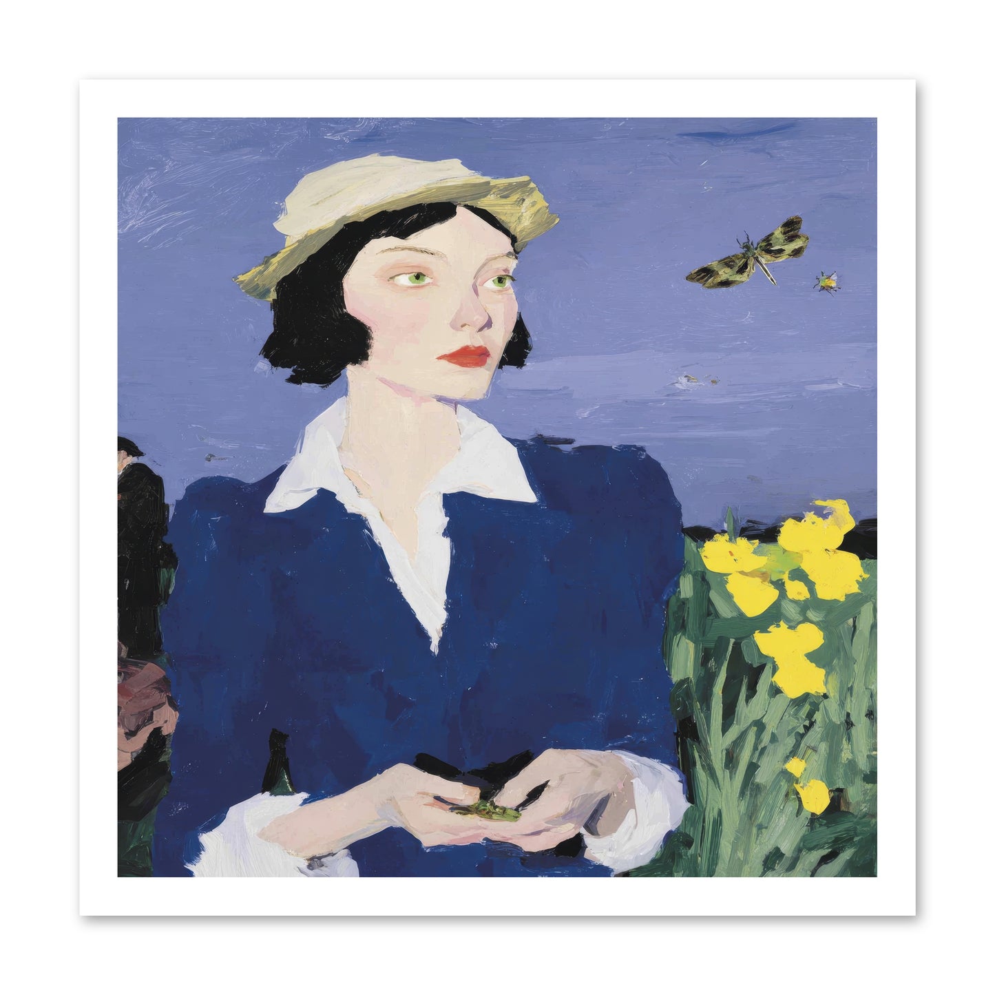 Wildness Joined for Tea -- Loose Canvas Print 20x20