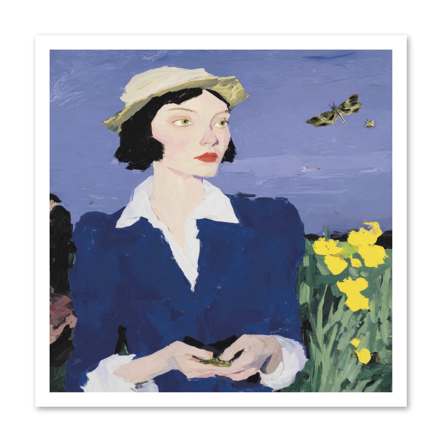 Wildness Joined for Tea -- Loose Canvas Print 24x24