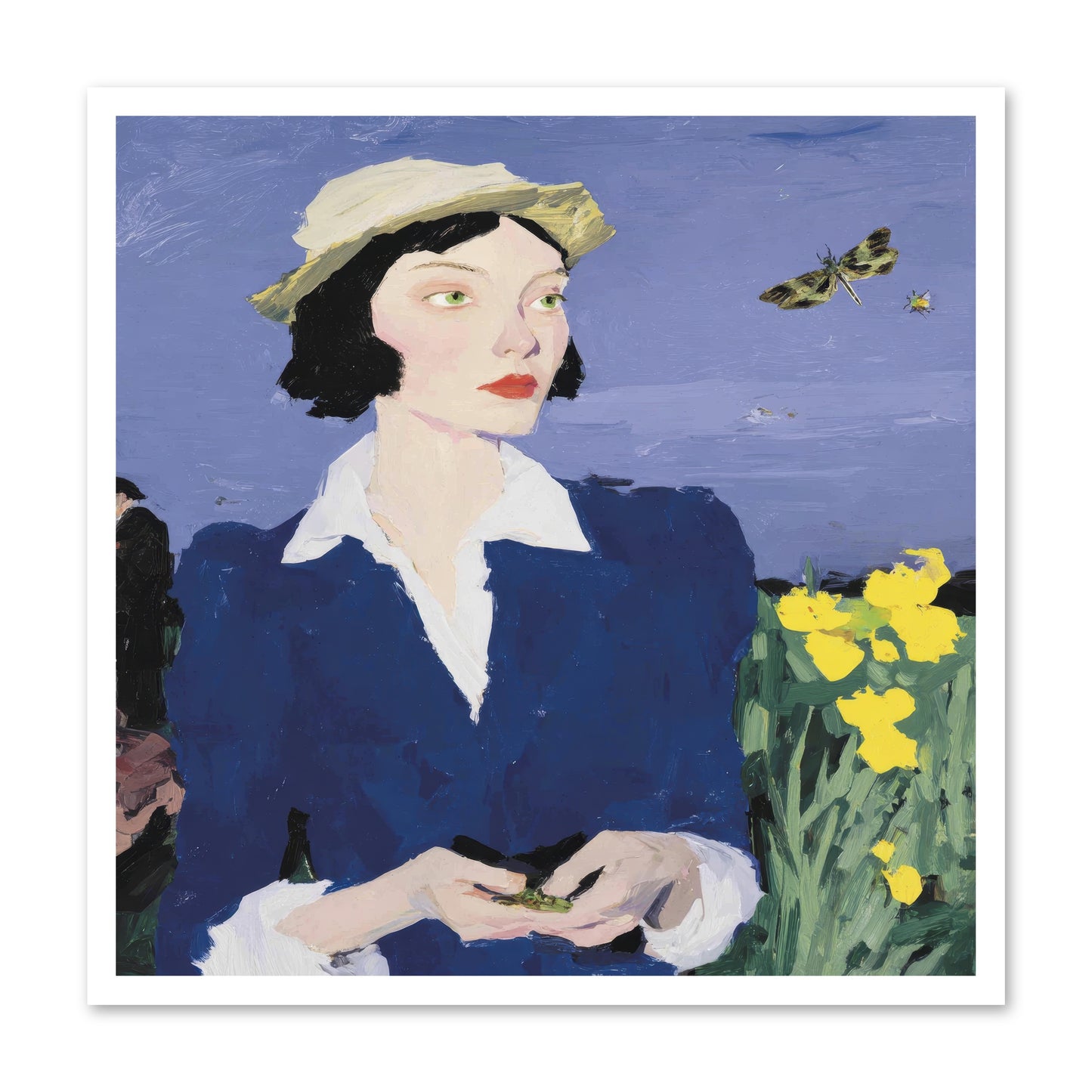 Wildness Joined for Tea -- Loose Canvas Print 30x30