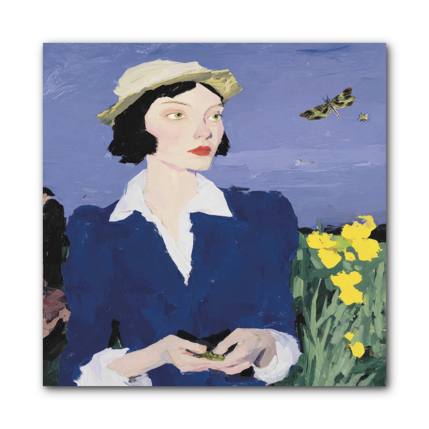 Wildness Joined for Tea -- Wrapped Canvas 10x10
