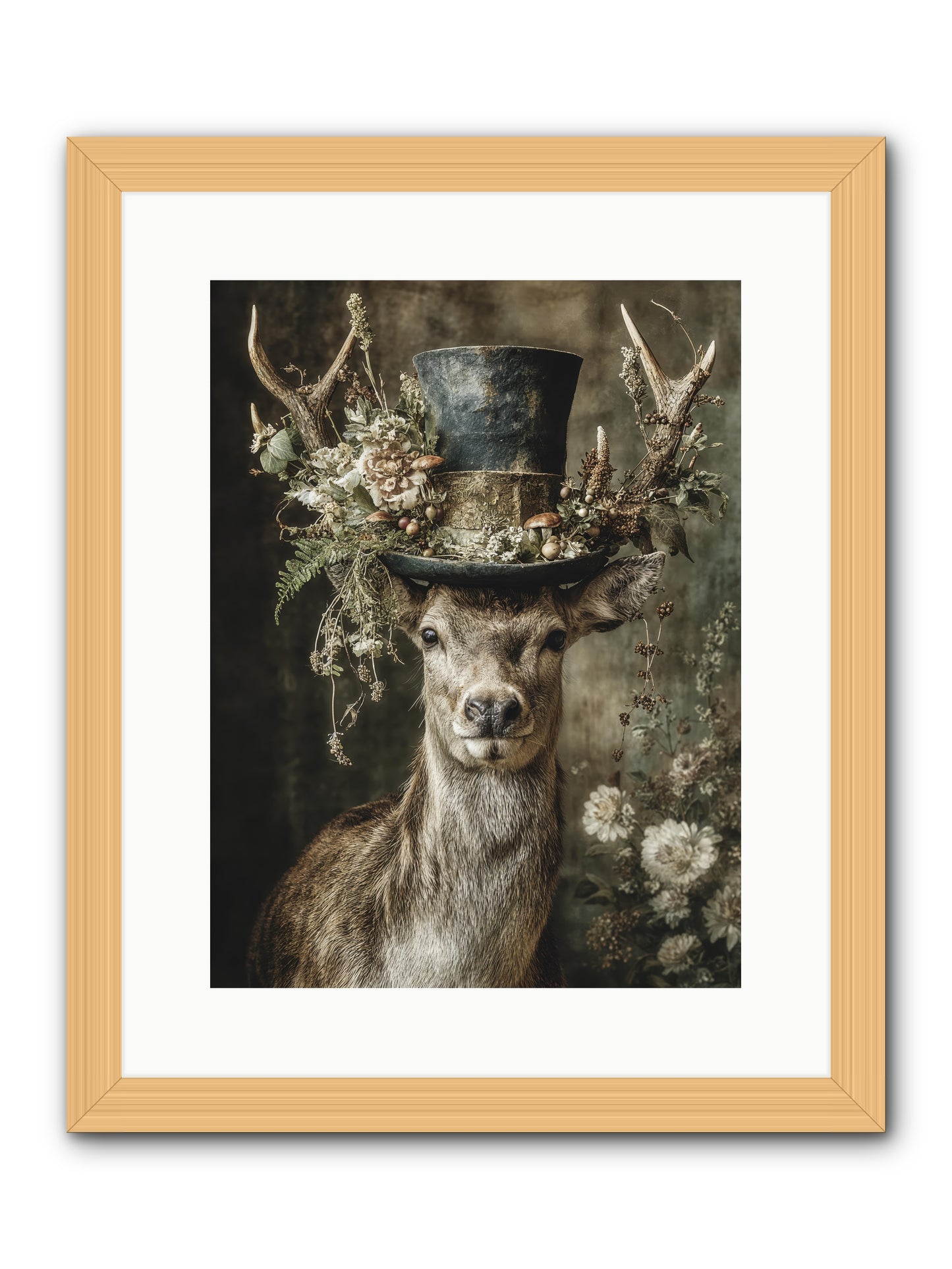 Wildwood -- Framed Print - Natural 12x16