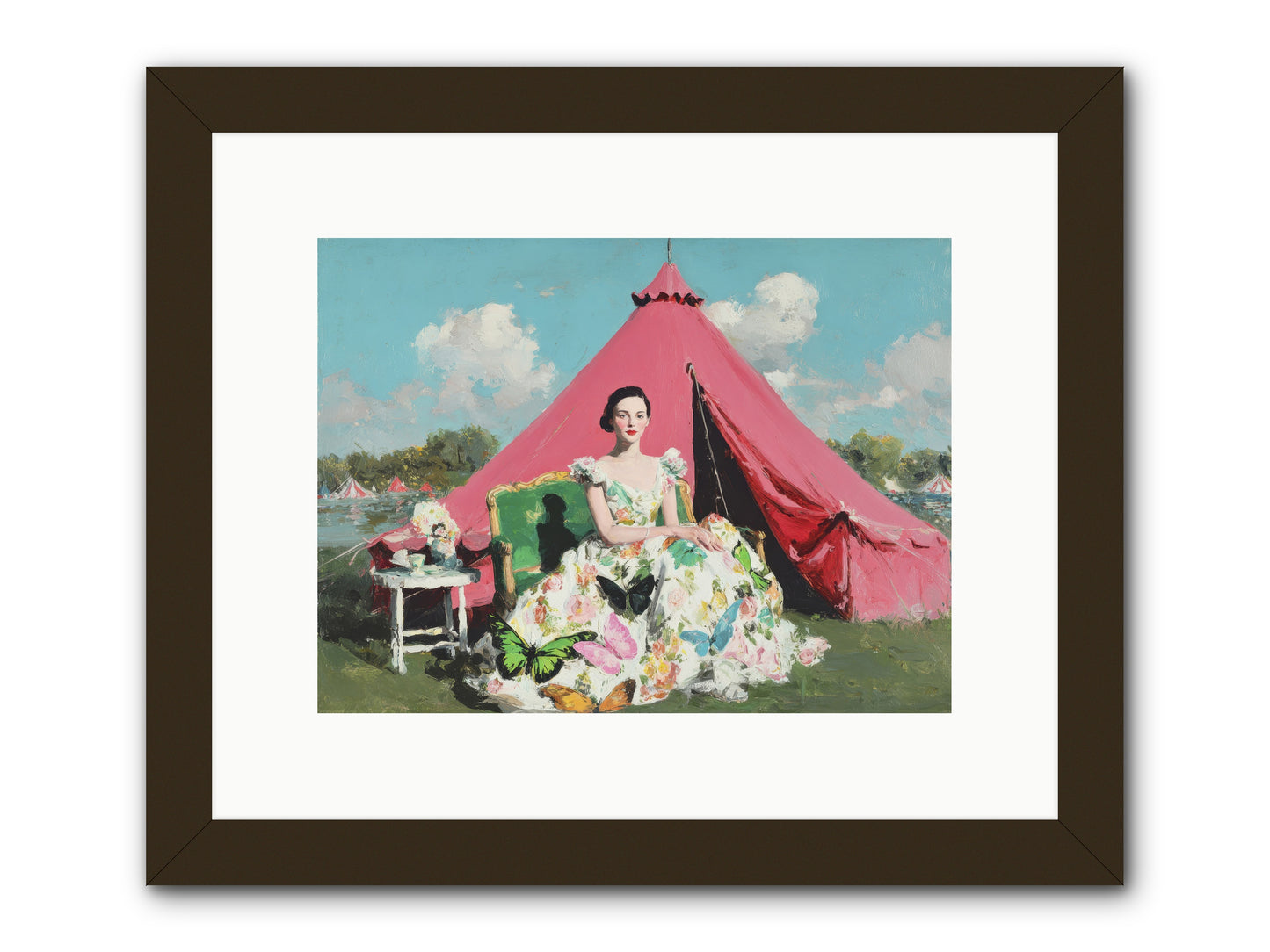 Willowmere Society-REZ -- Framed Print - Black 12x9