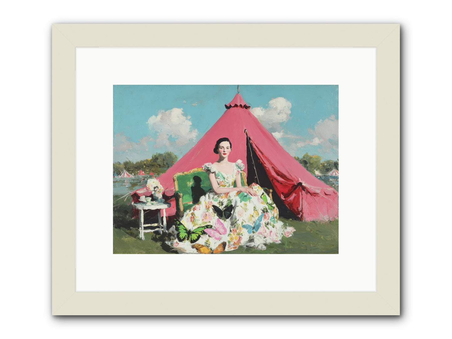 Willowmere Society-REZ -- Framed Print - White 12x9