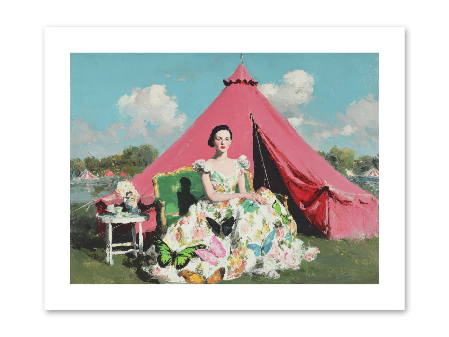 Willowmere Society-REZ -- Loose Canvas Print 12x9