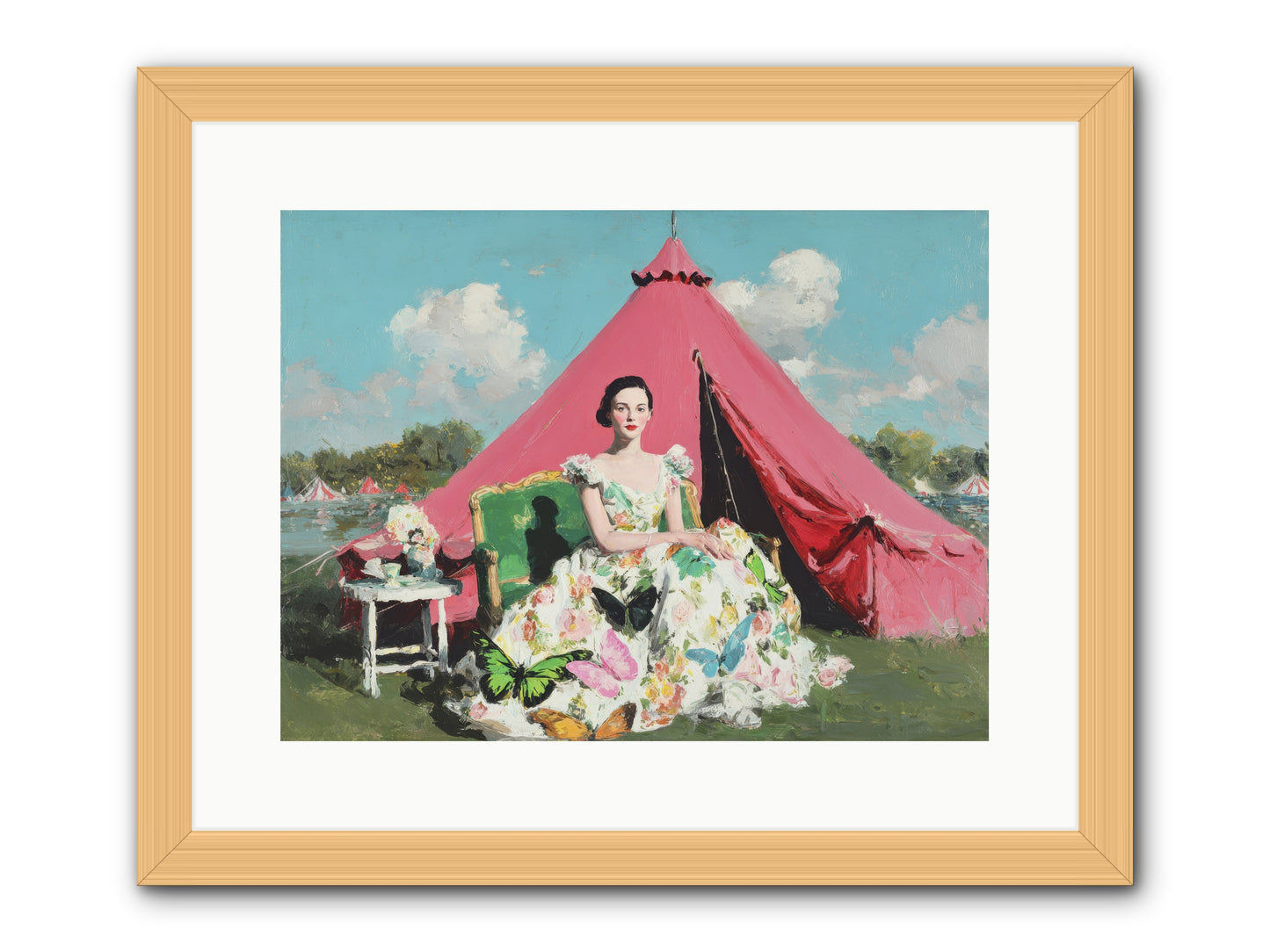 Willowmere Society-REZ -- Framed Print - Natural 16x12