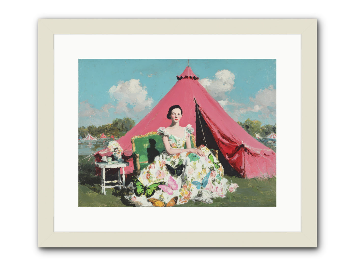 Willowmere Society-REZ -- Framed Print - White 16x12