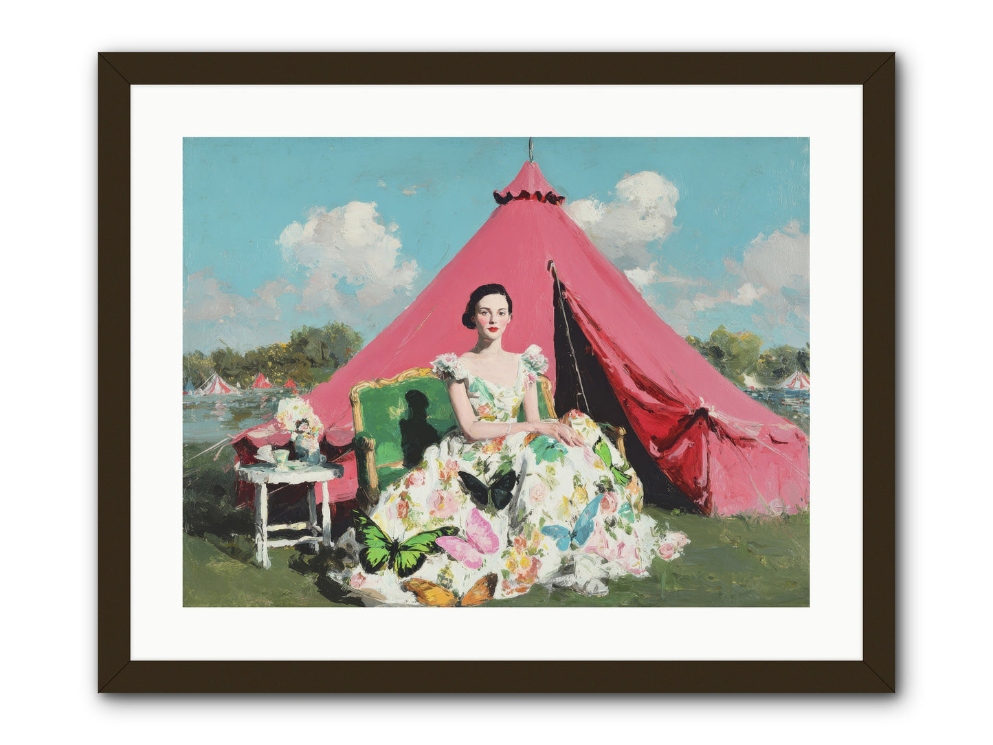 Willowmere Society-REZ -- Framed Print - Black 24x18