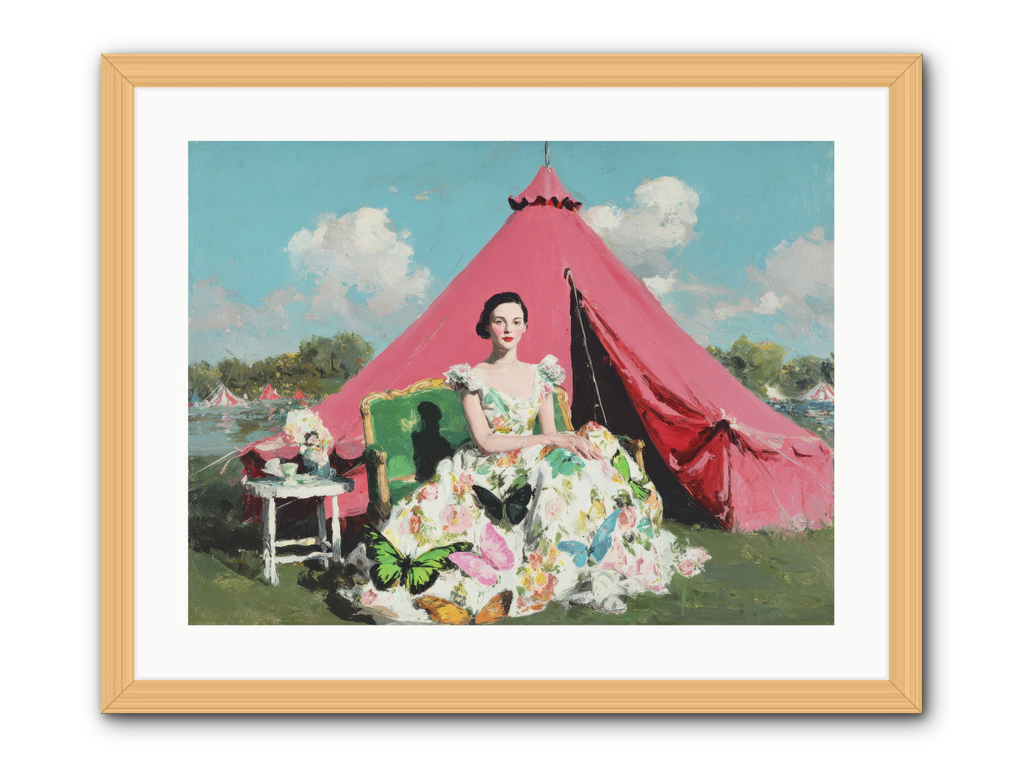 Willowmere Society-REZ -- Framed Print - Natural 24x18