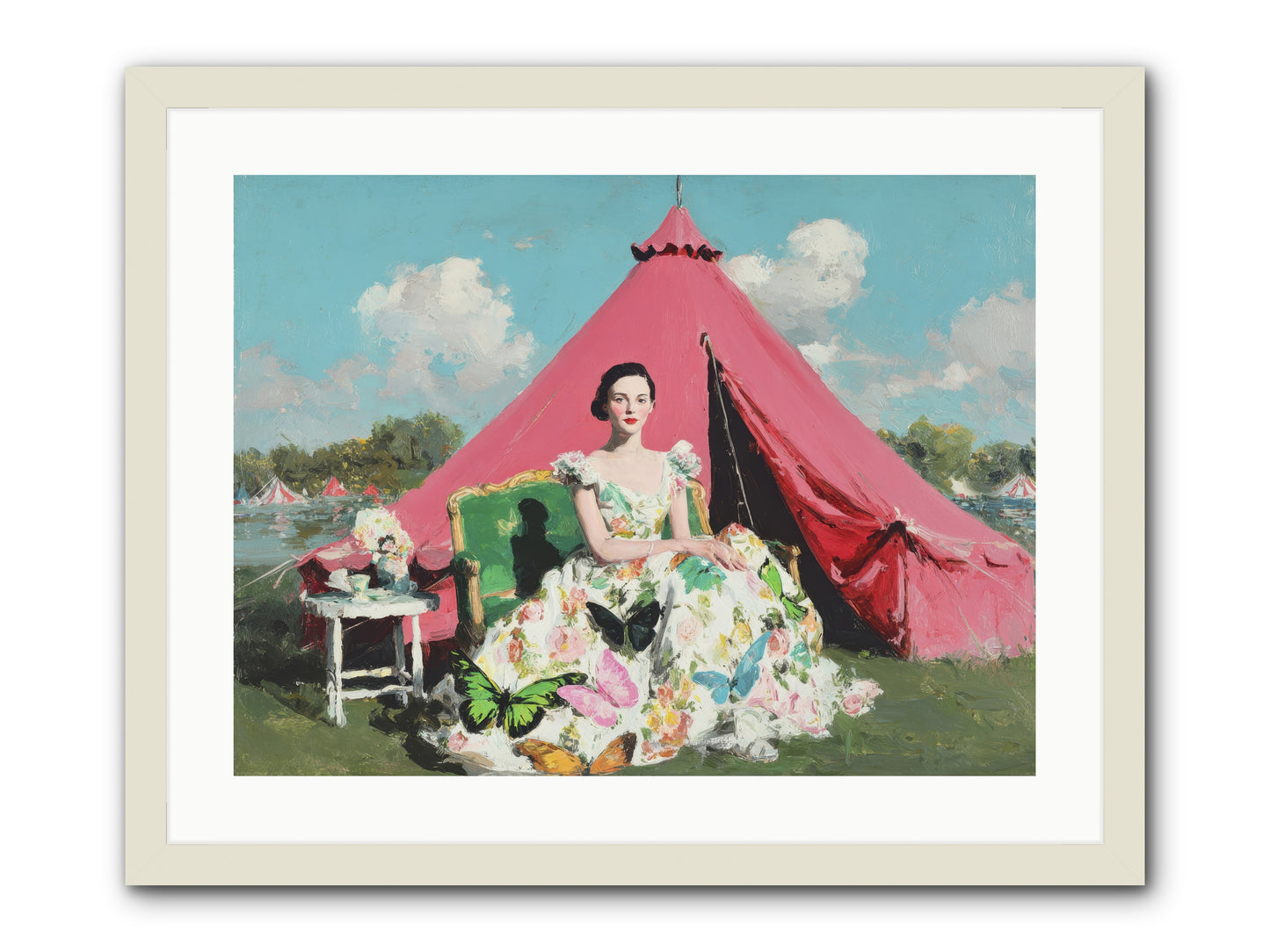 Willowmere Society-REZ -- Framed Print - White 24x18