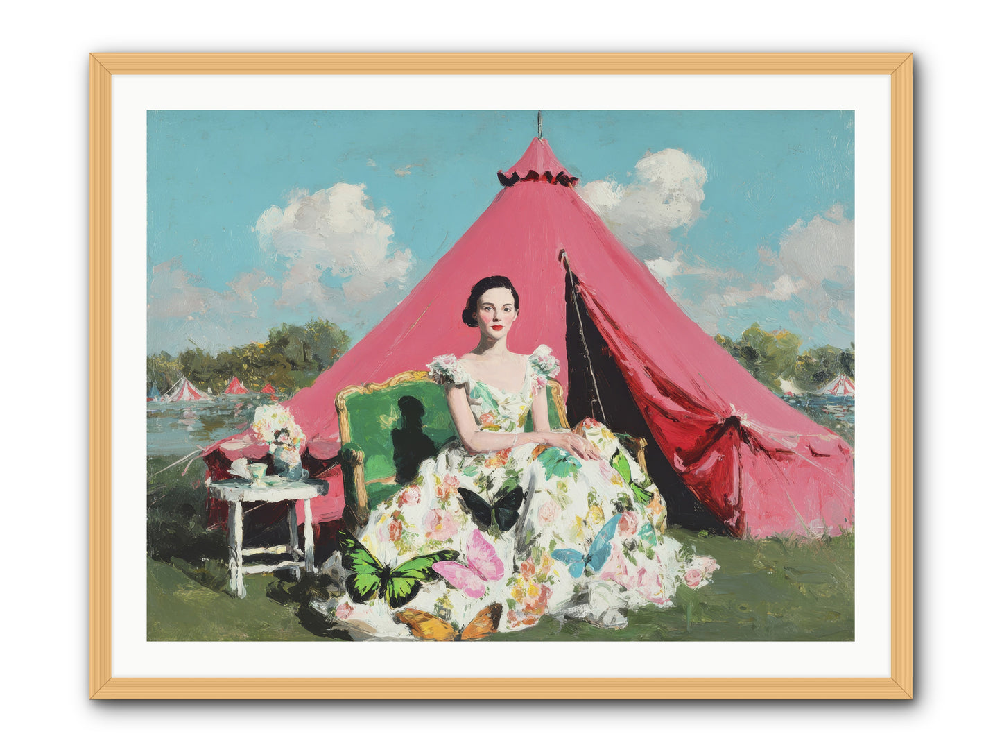 Willowmere Society-REZ -- Framed Print - Natural 40x30