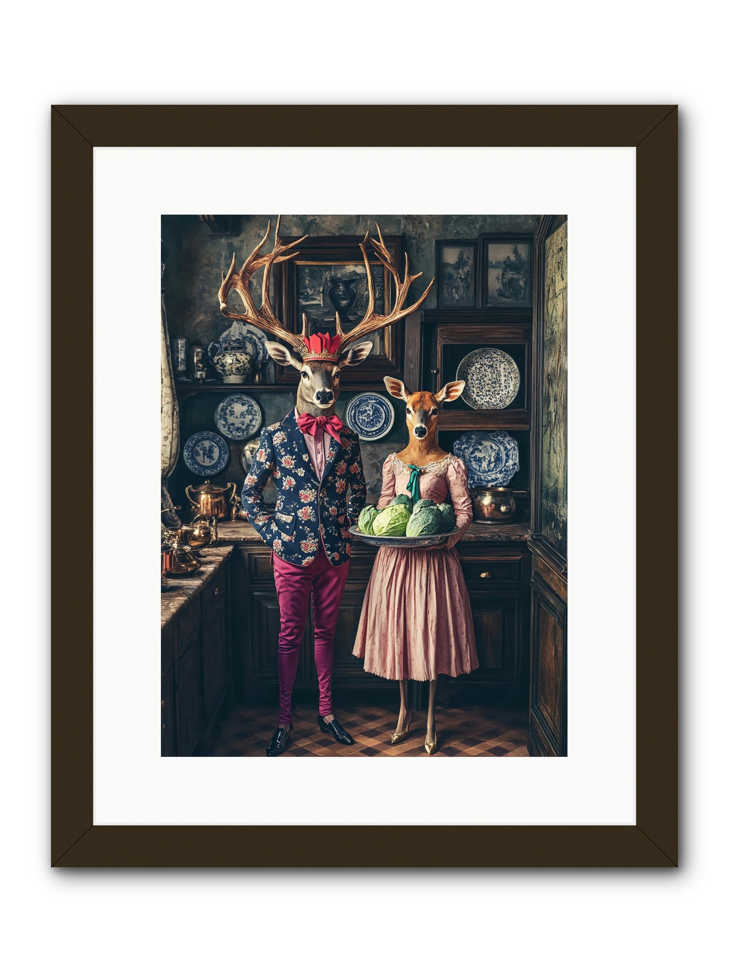 Wind Danced Through SupperRez -- Framed Print - Black 12x16