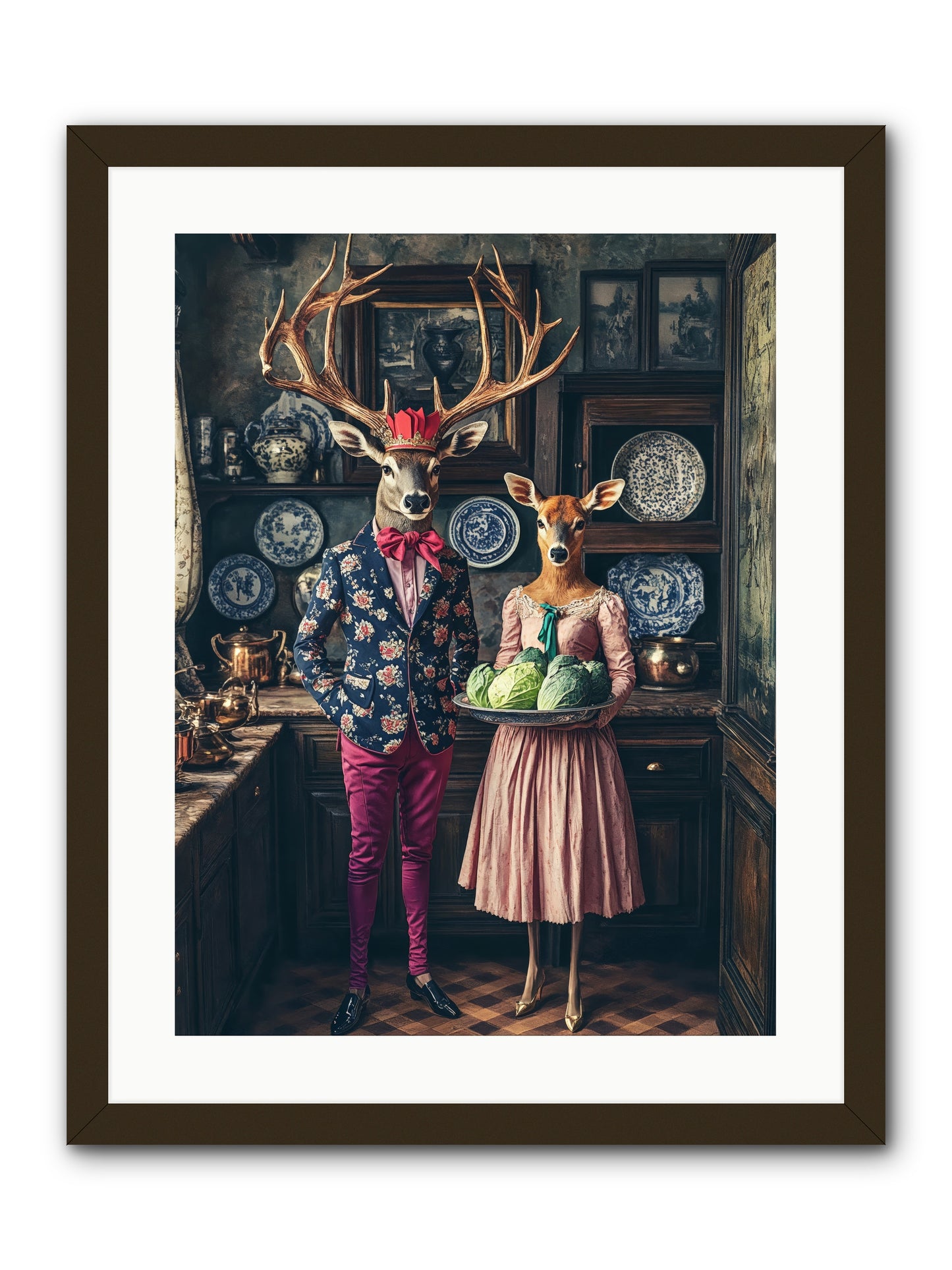 Wind Danced Through SupperRez -- Framed Print - Black 18x24