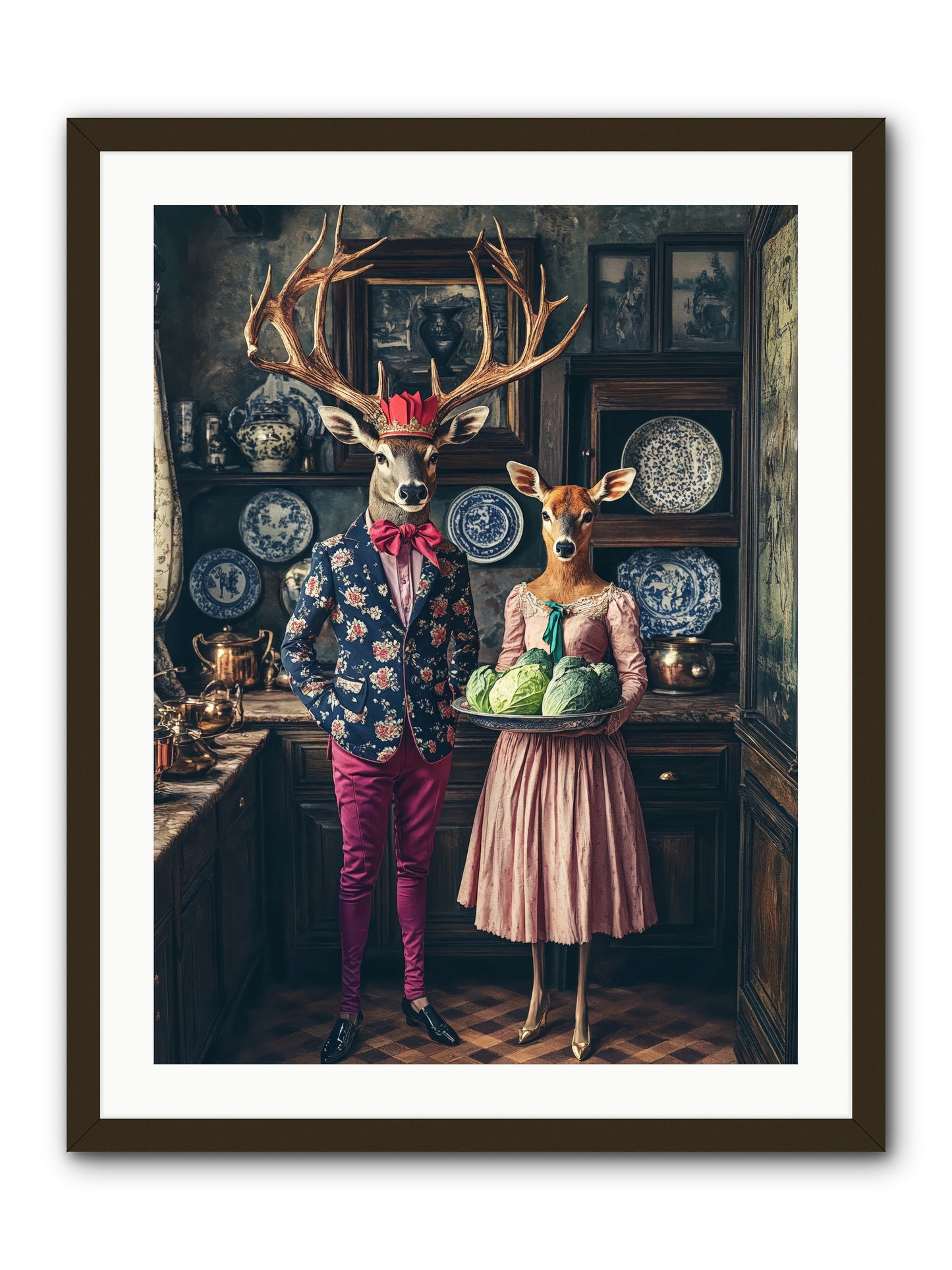 Wind Danced Through SupperRez -- Framed Print - Black 24x32