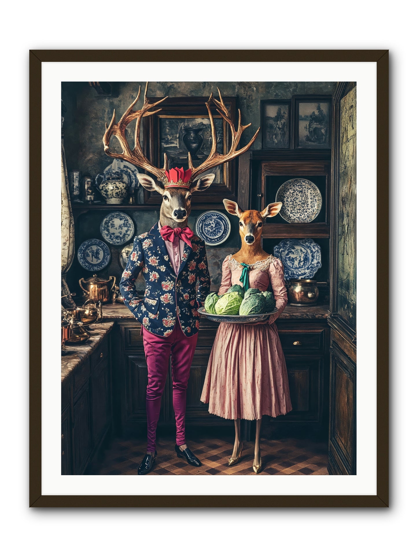 Wind Danced Through SupperRez -- Framed Print - Black 30x40