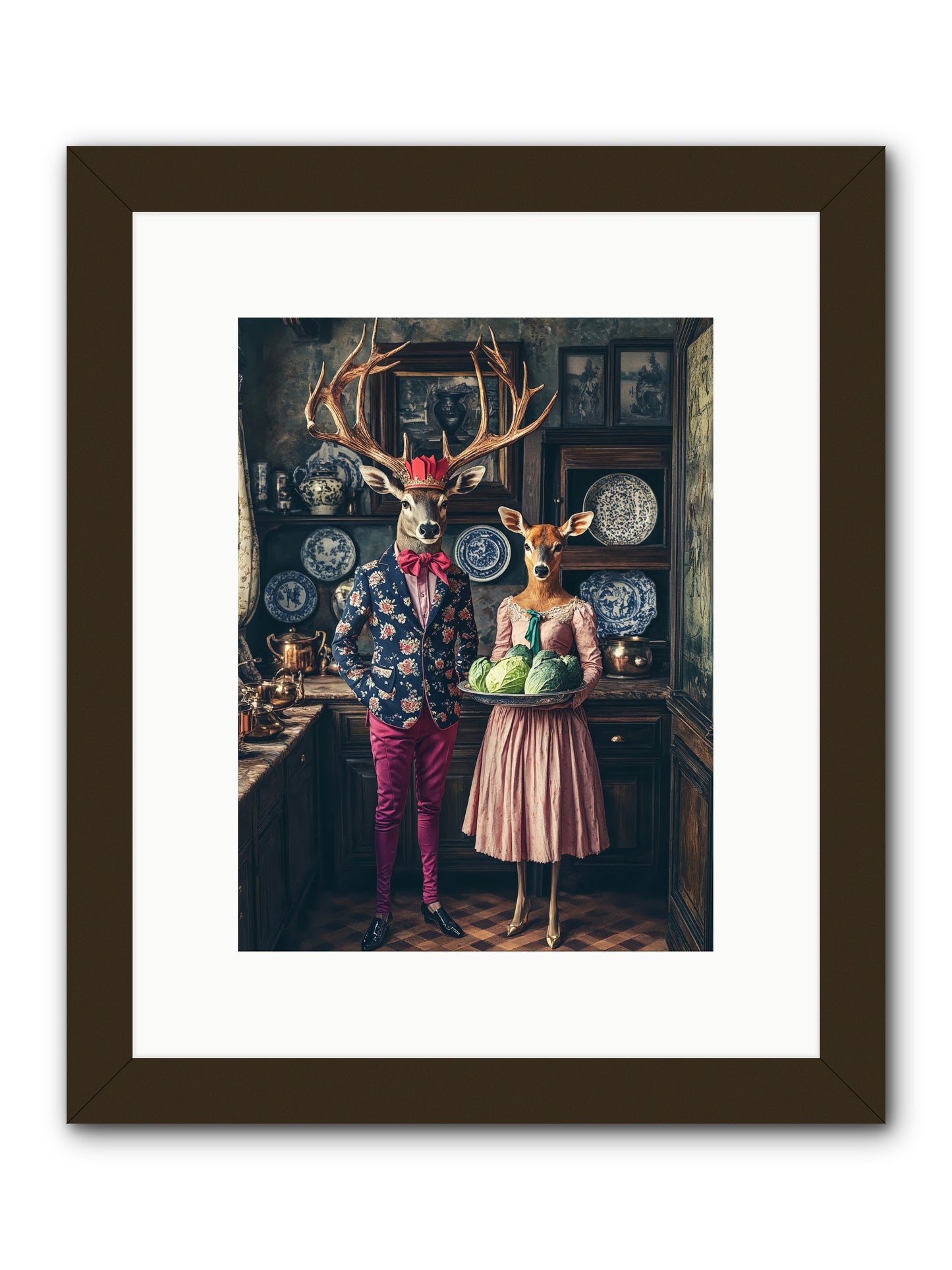 Wind Danced Through SupperRez -- Framed Print - Black 9x12