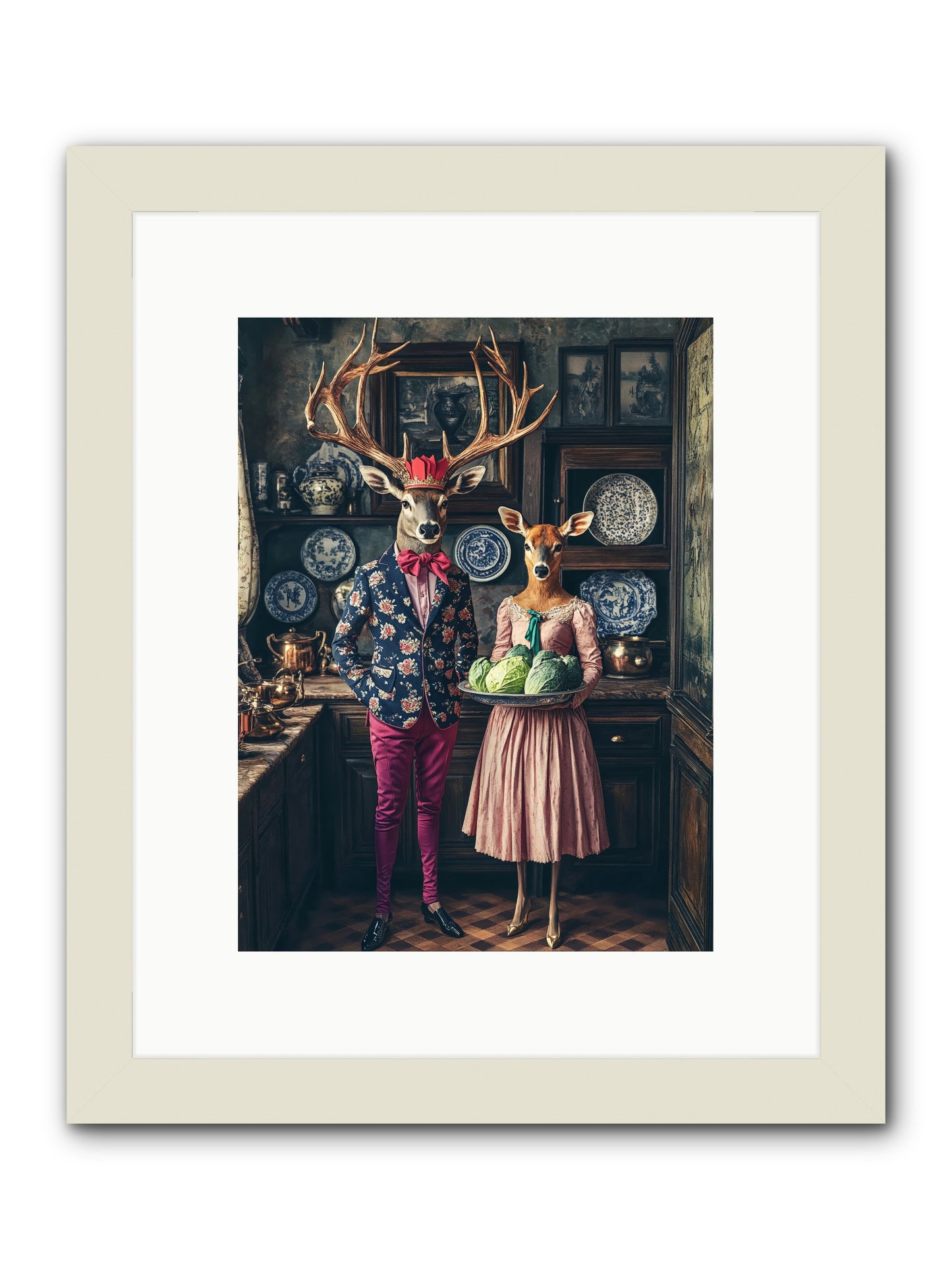 Wind Danced Through SupperRez -- Framed Print - White 9x12