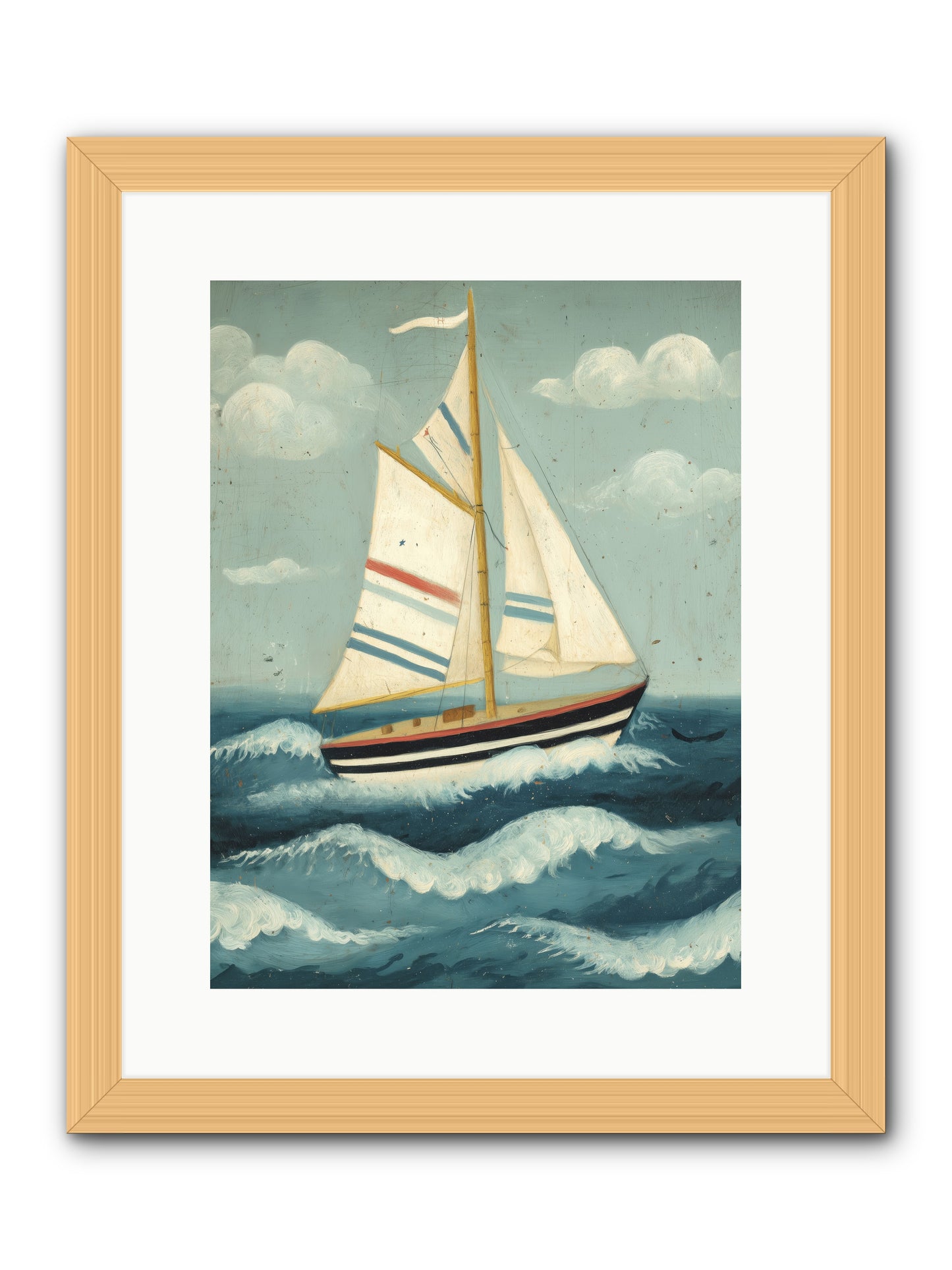 Wind Dancer -- Framed Print - Natural 12x16