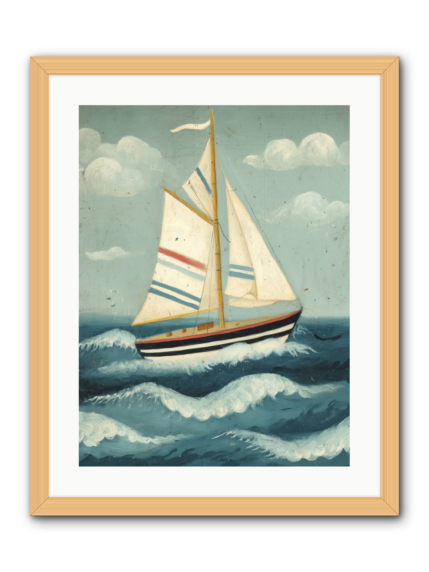 Wind Dancer -- Framed Print - Natural 18x24
